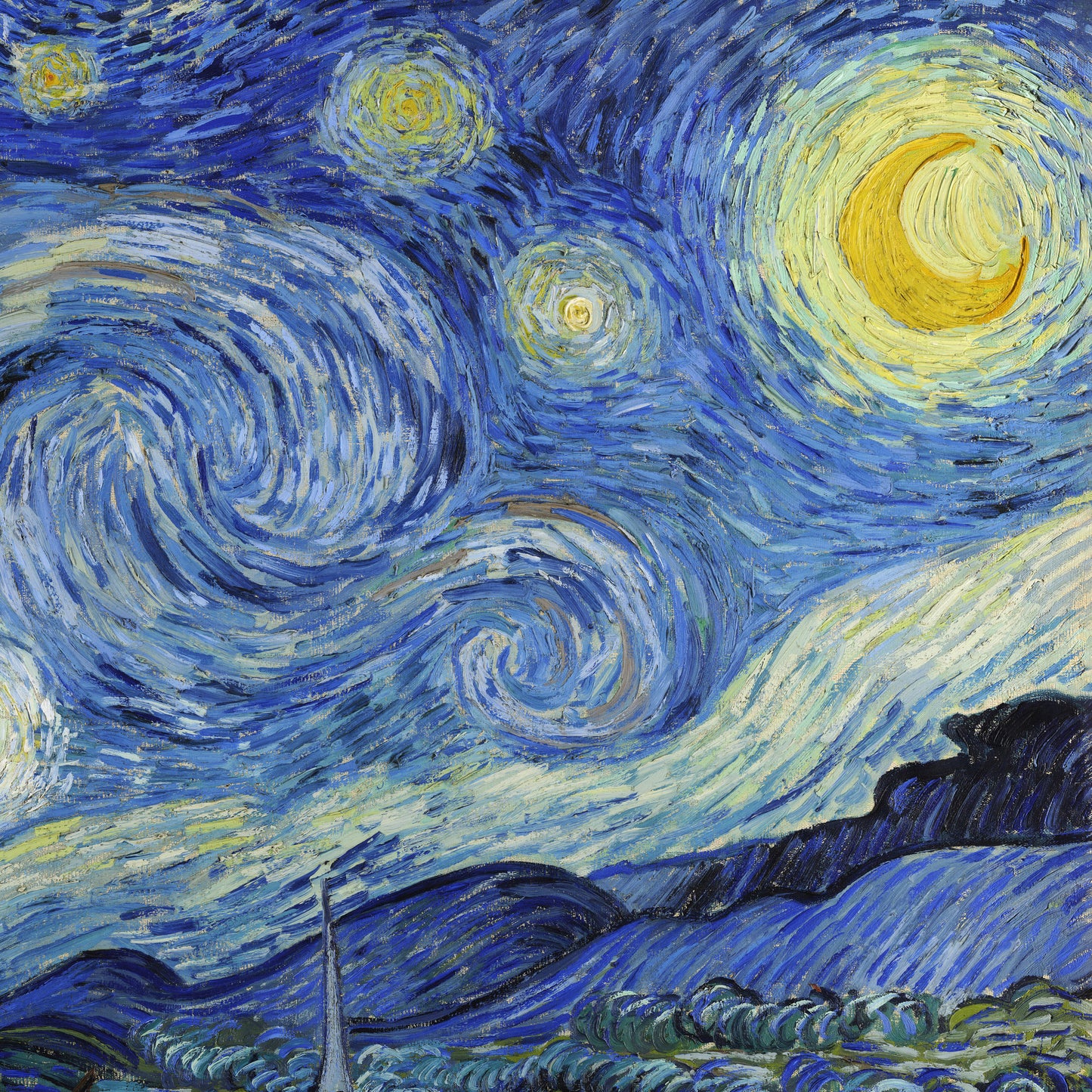 Starry Night (1888) – Vincent van Gogh