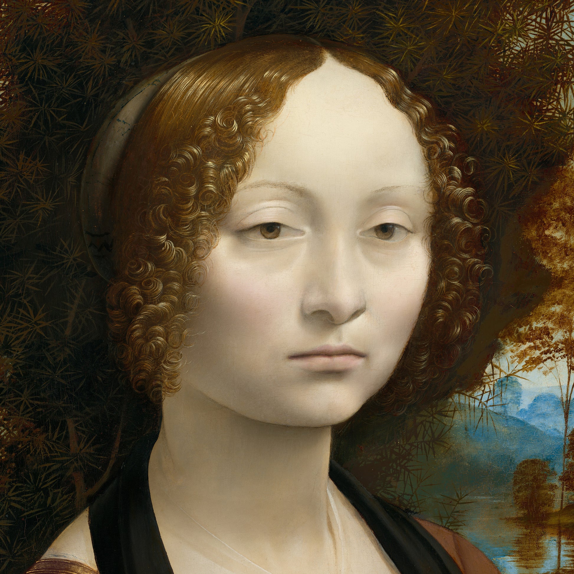 Ginevra de' Benci (1474) – Leonardo da Vinci