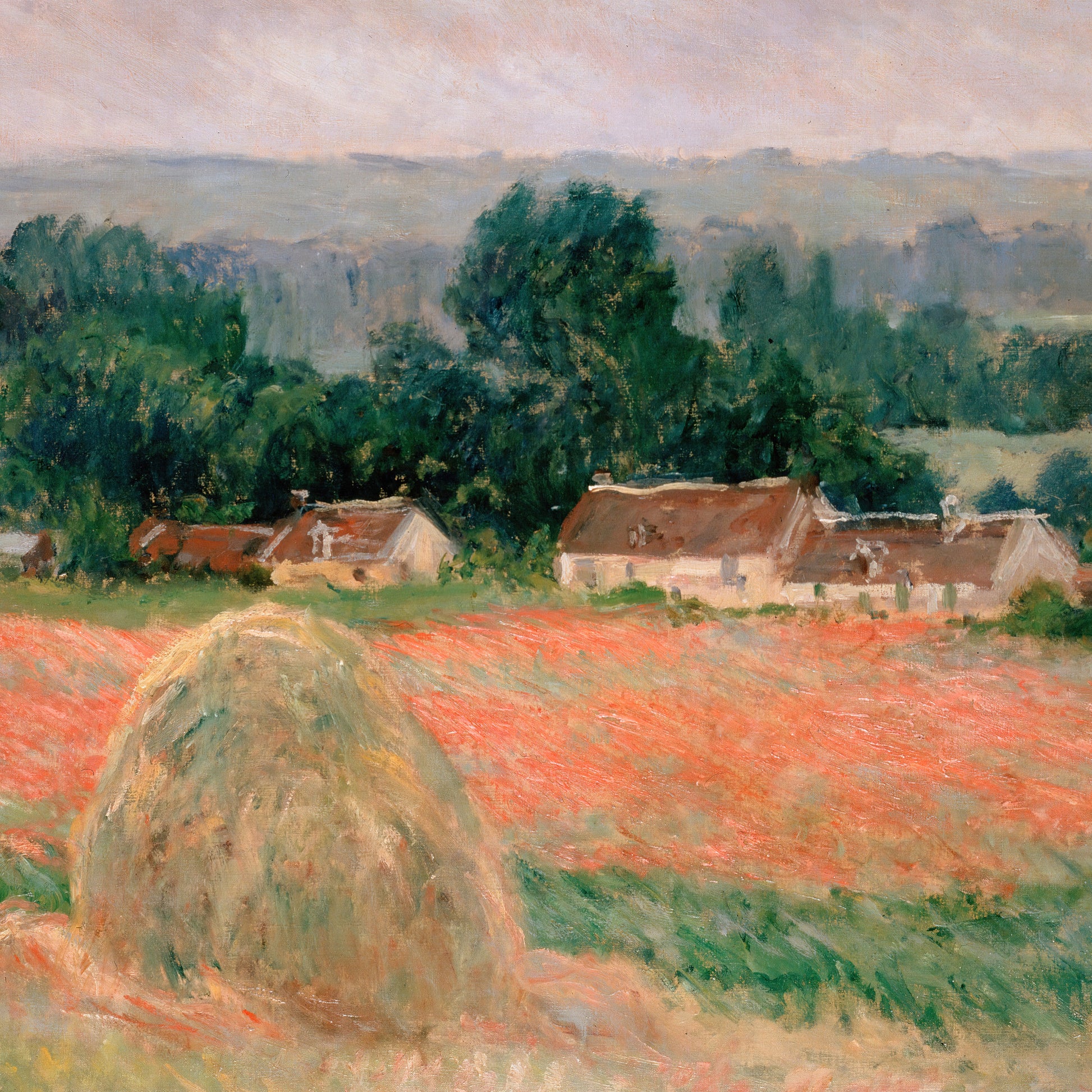 Haystack at Giverny – Claude Monet, Classic Art Reproduction