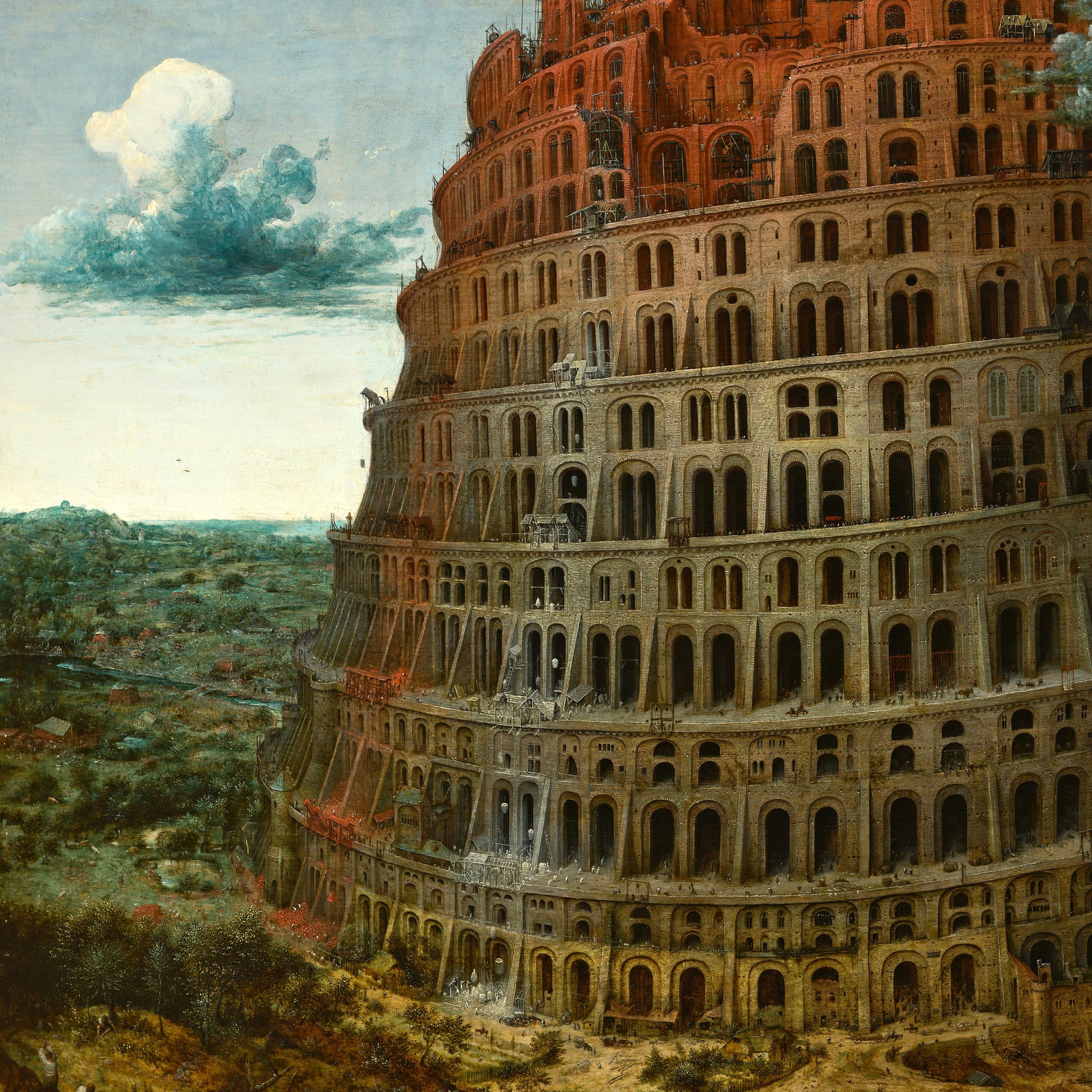 The Tower of Babel – Pieter Bruegel the Elder, Classic Art Reproduction