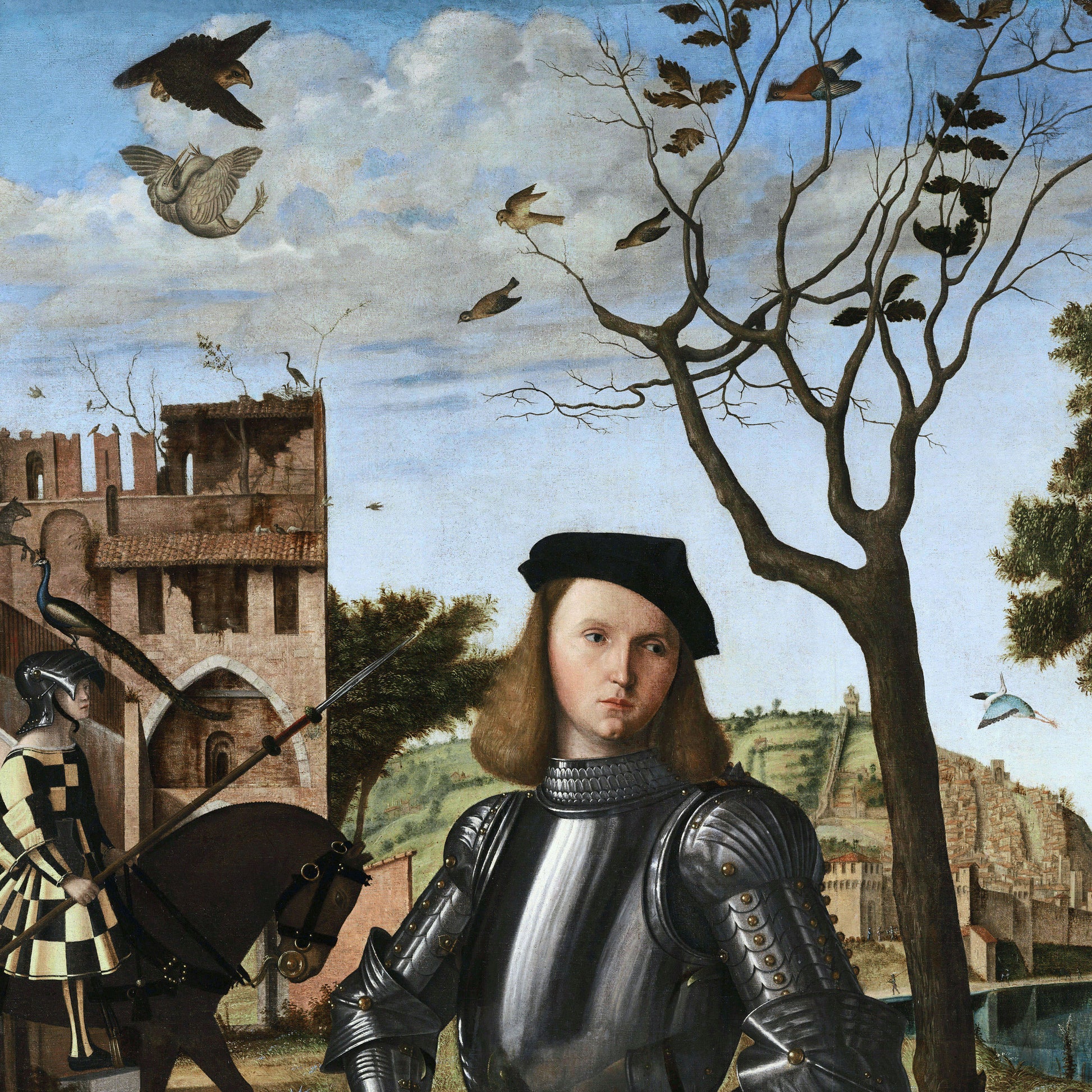 Young Knight in a Landscape (1510) – Vittore Carpaccio - Printed Masterpieces