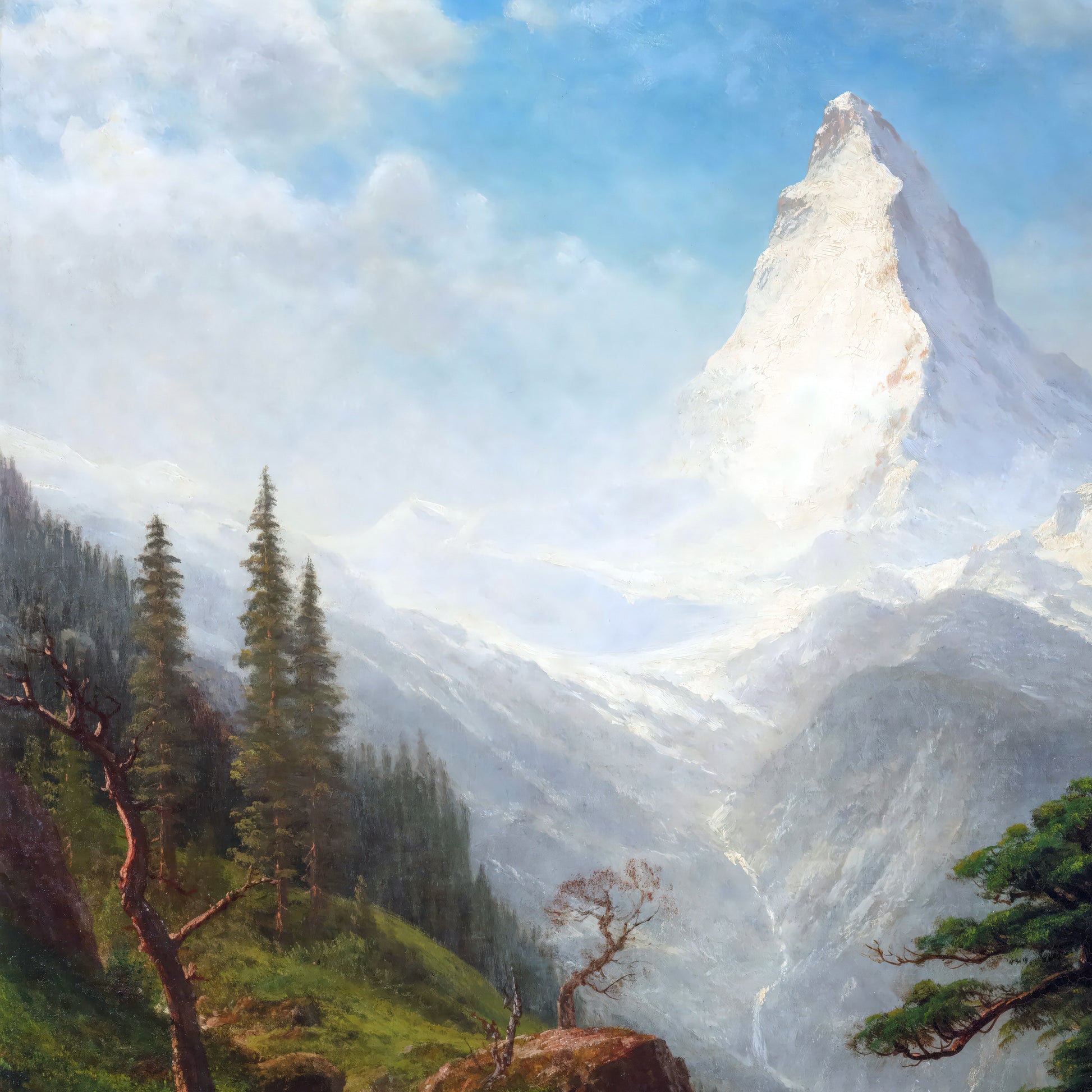 The Matterhorn (1867) – Albert Bierstadt