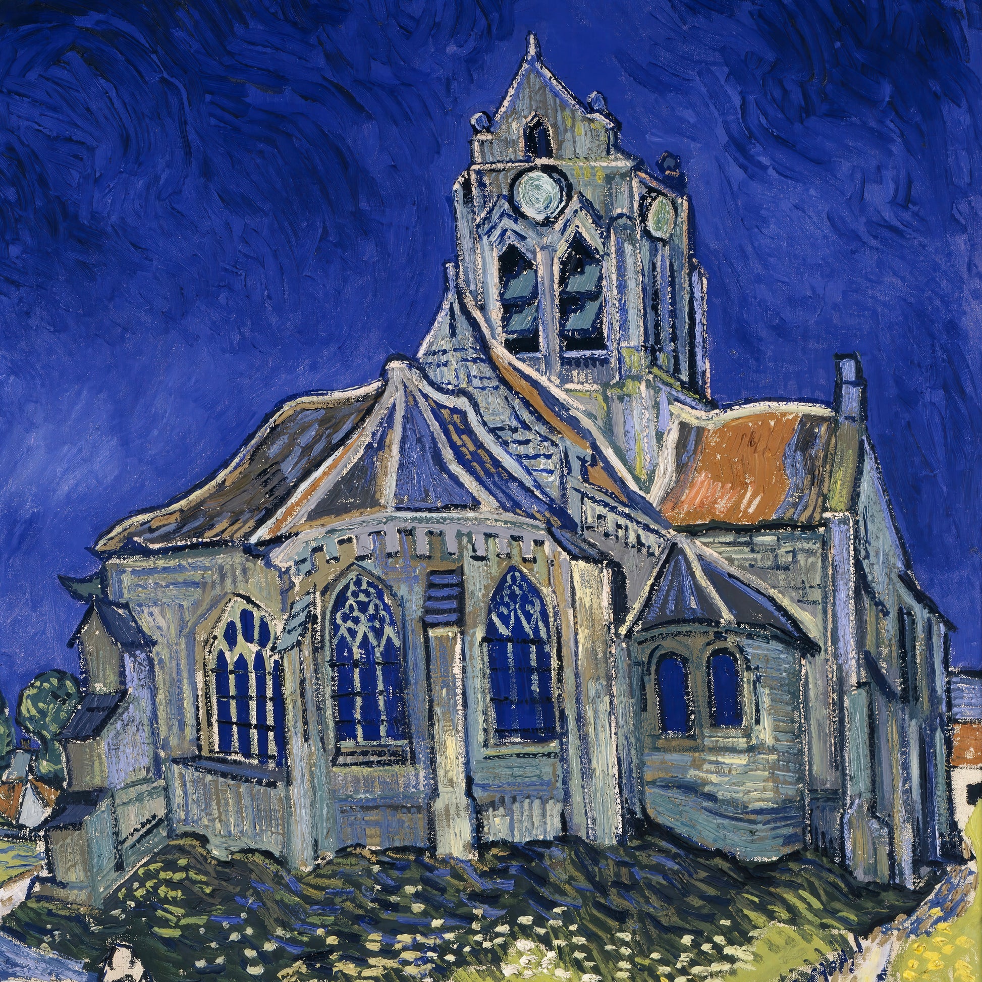 Church in Auvers - sur - Oise (1890) – Vincent van Gogh - Printed Masterpieces
