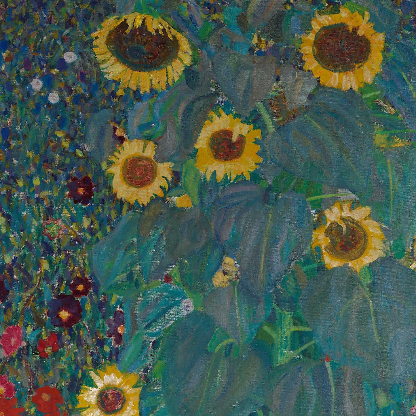 Farm Garden with Sunflowers (1907) – Gustav Klimt