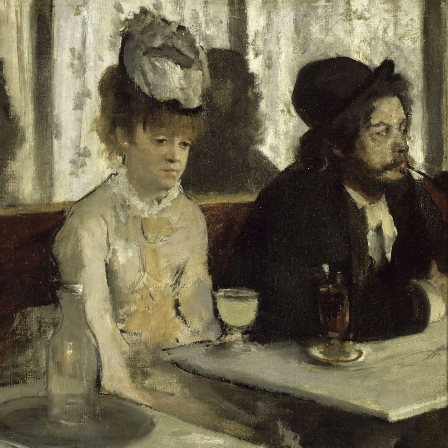 In a café (L’Absinthe) (1875) – Edgar Degas