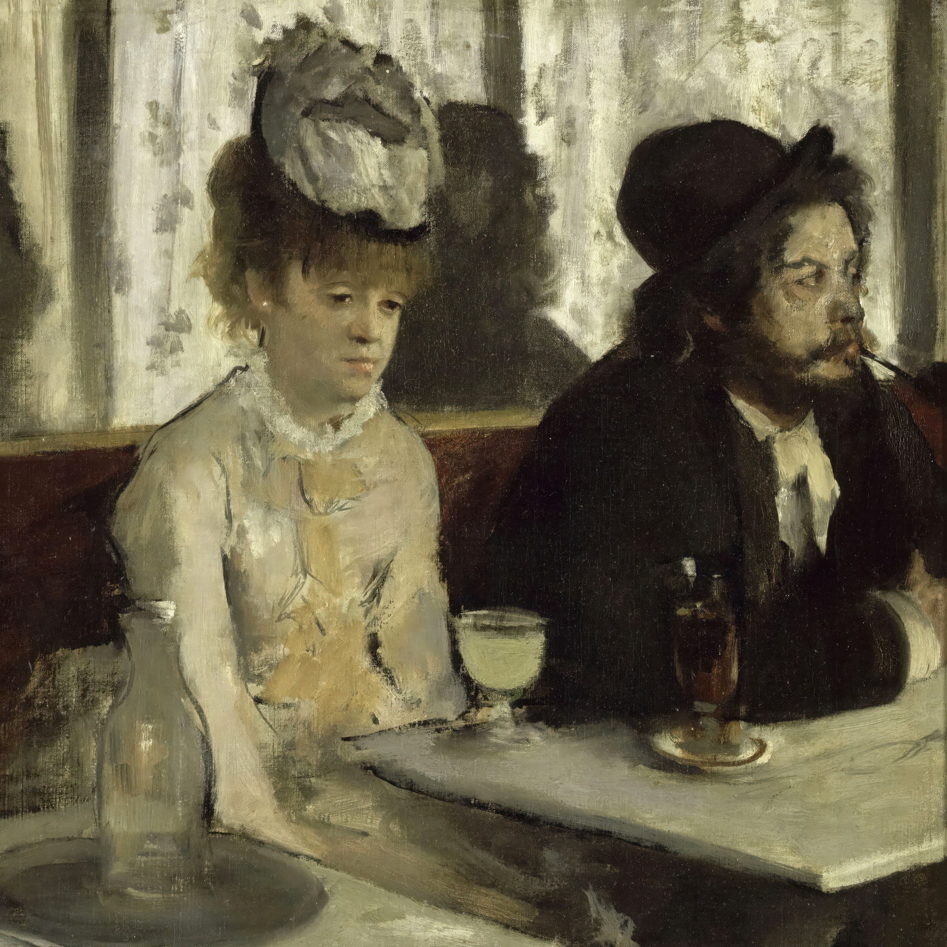 In a café (L’Absinthe) (1875) – Edgar Degas
