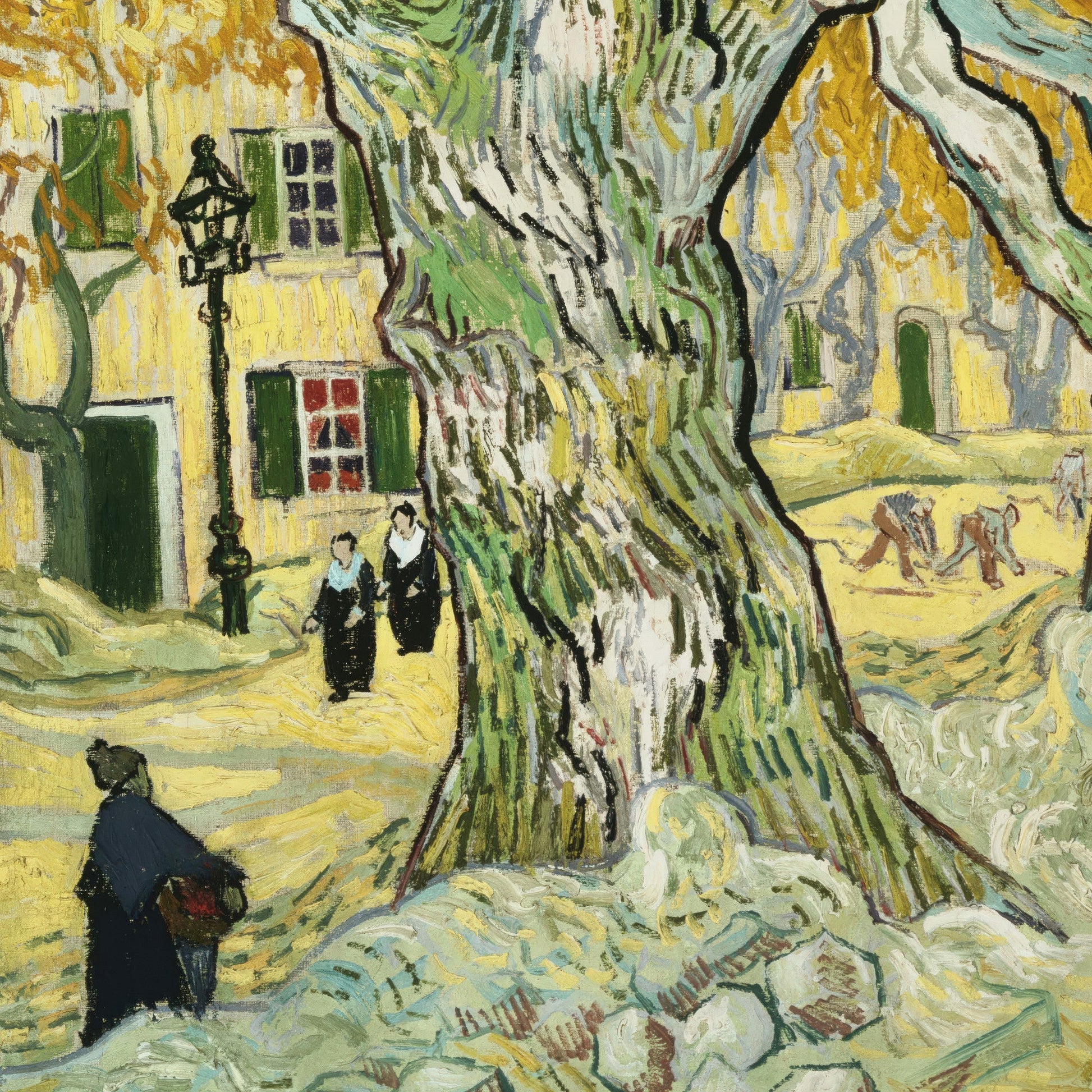 The Road Menders (1889) – Vincent van Gogh - Printed Masterpieces