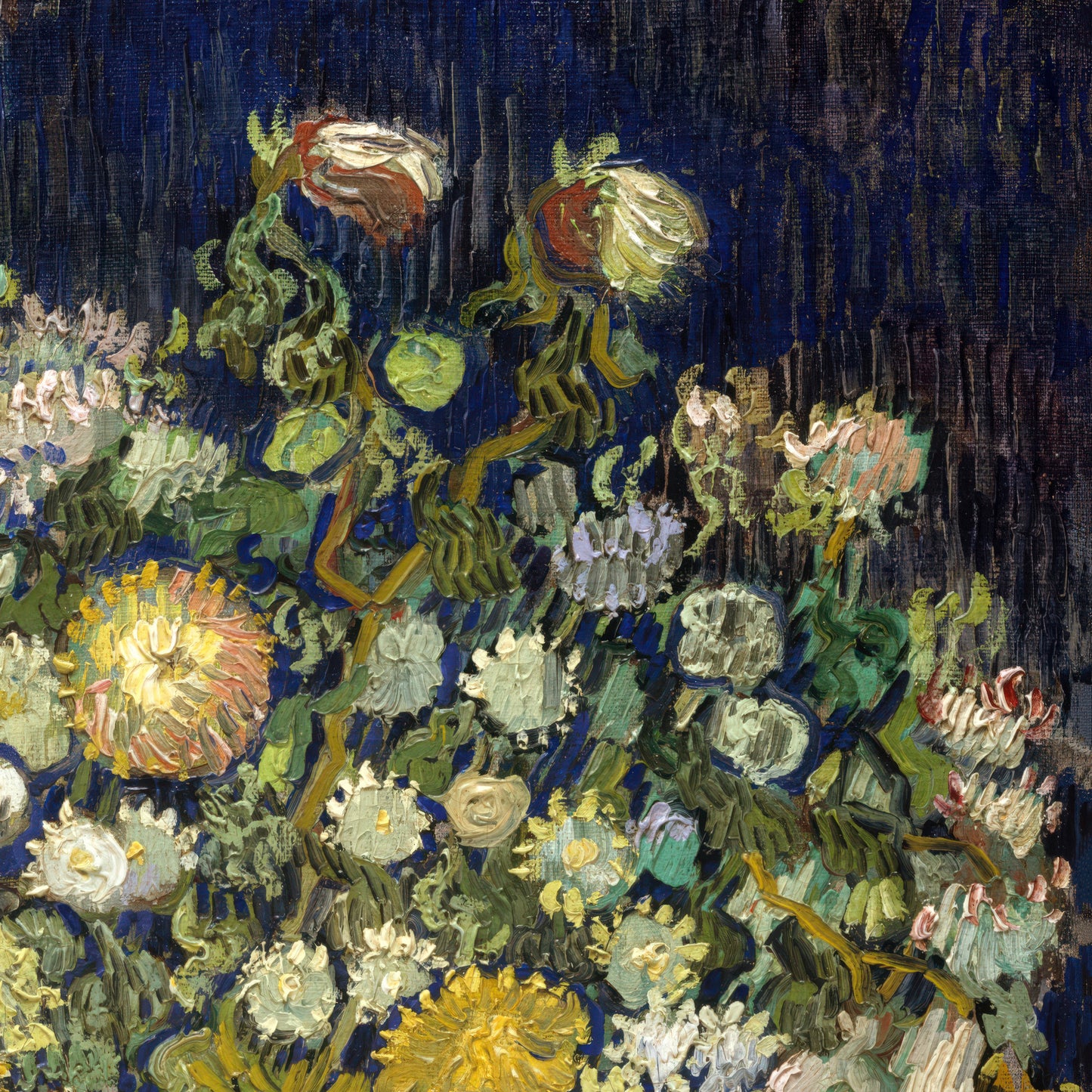 Bouquet of Flowers in a Vase (1890) – Vincent van Gogh
