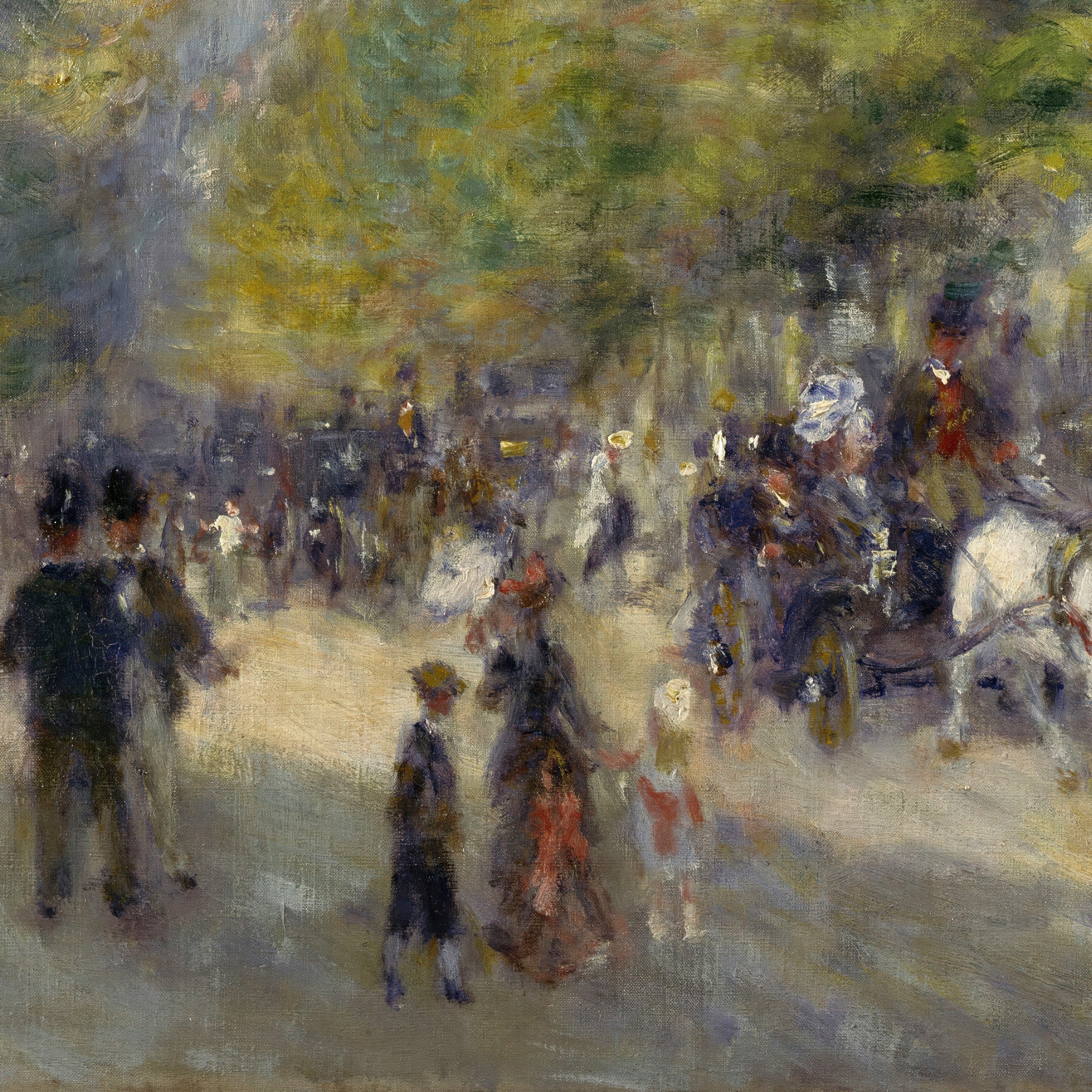 The Grands Boulevards (1875) – Pierre-Auguste Renoir