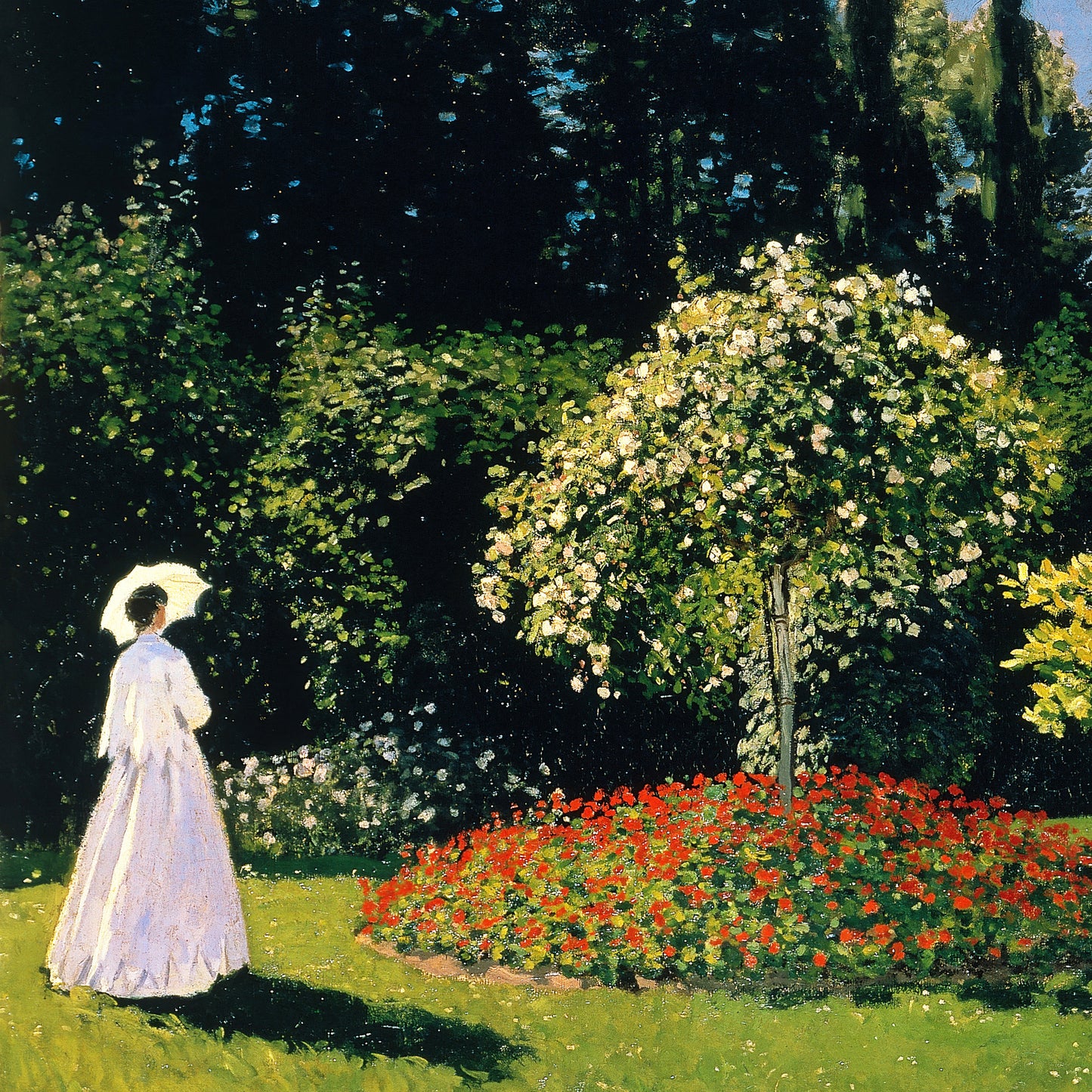 Woman in the Garden (1866) – Claude Monet