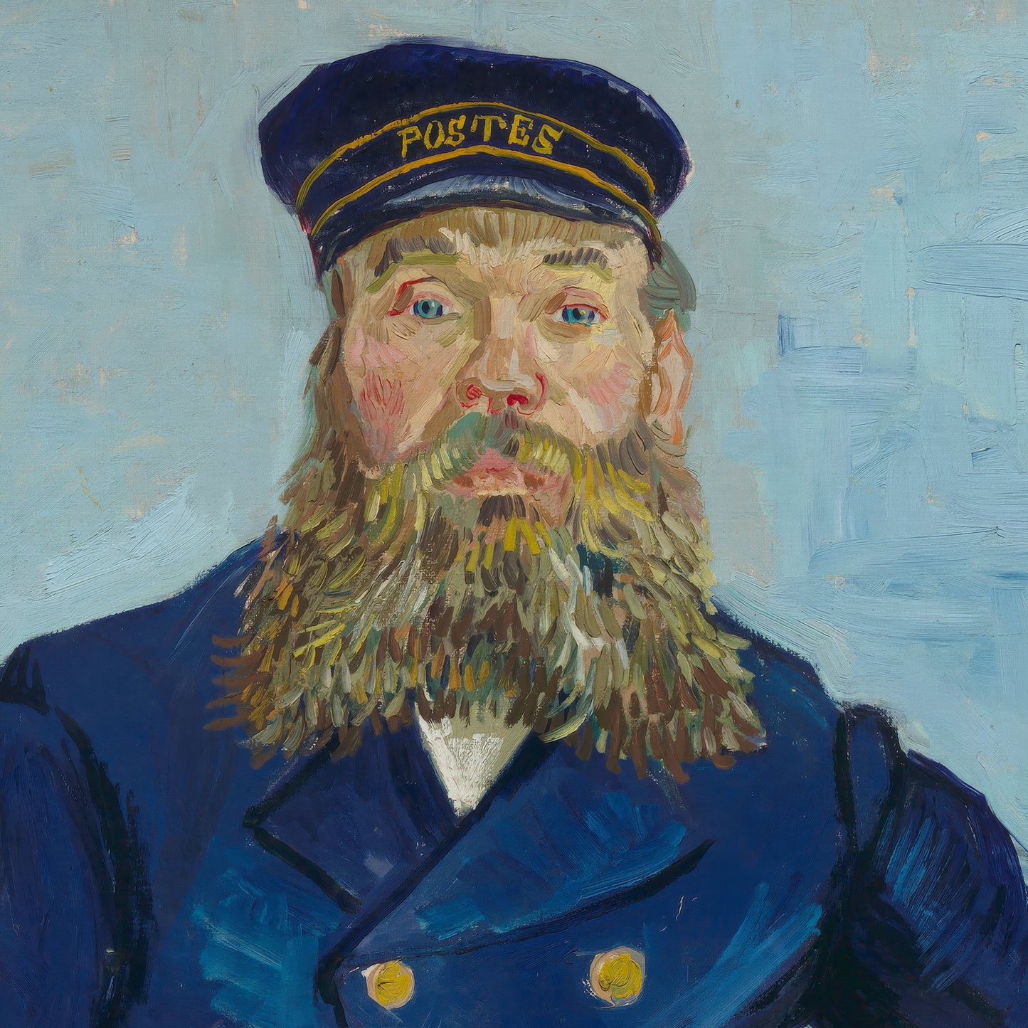 Portrait of the Postman Joseph Roulin (1888) – Vincent van Gogh