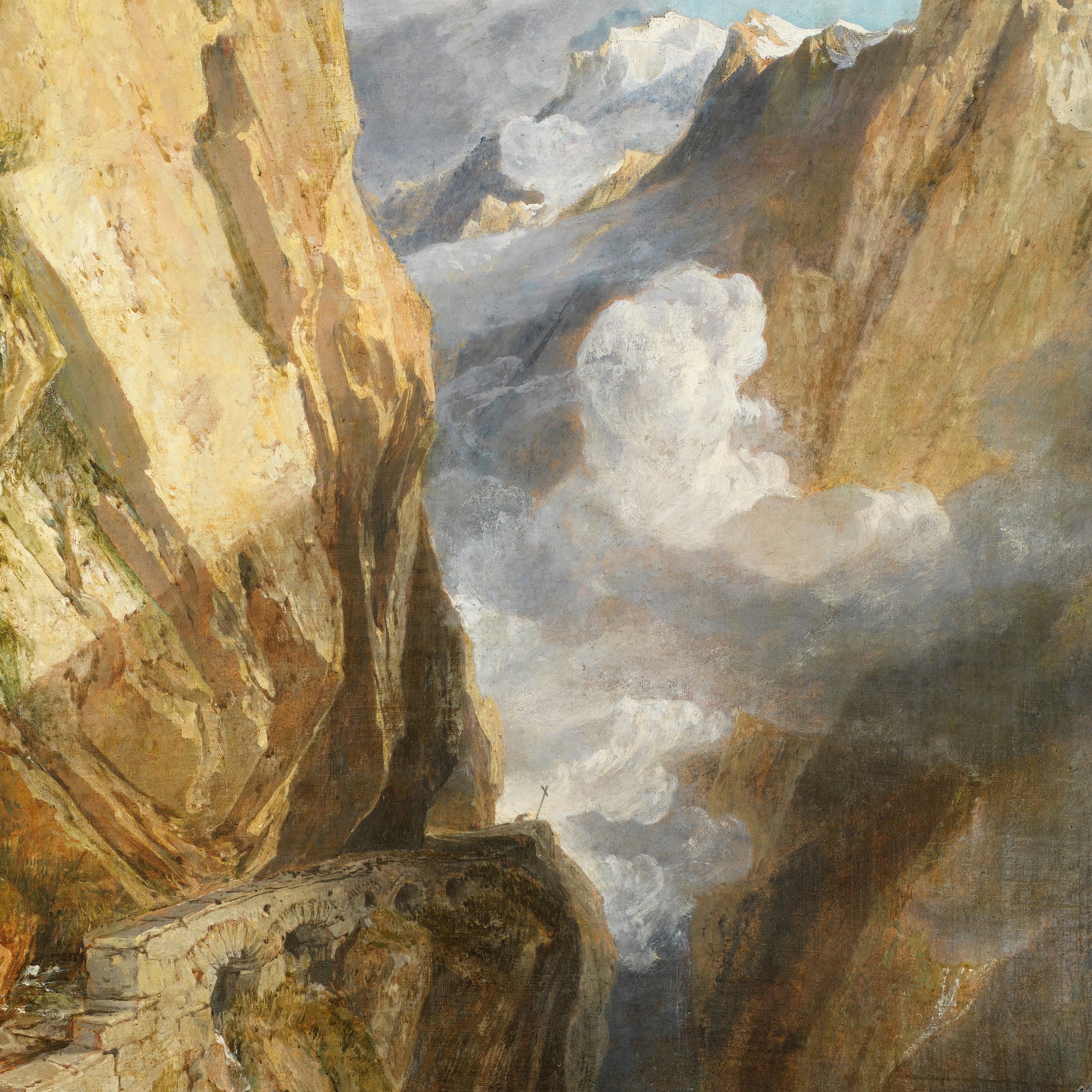 The Pass of St Gotthard, Switzerland (1803) – Joseph Mallord William Turner