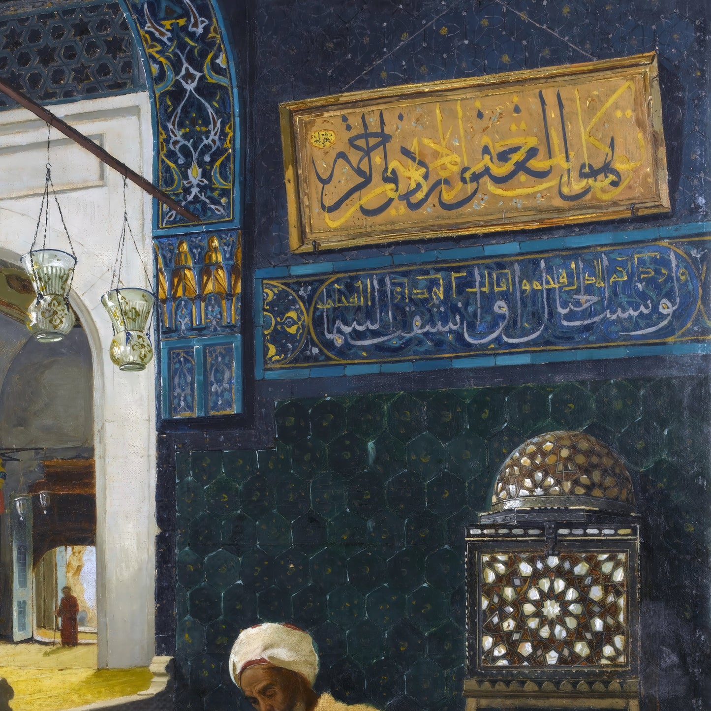Kur’an Tilaveti , Reciting the Quran – Osman Hamdi Bey, Classic Art Reproduction