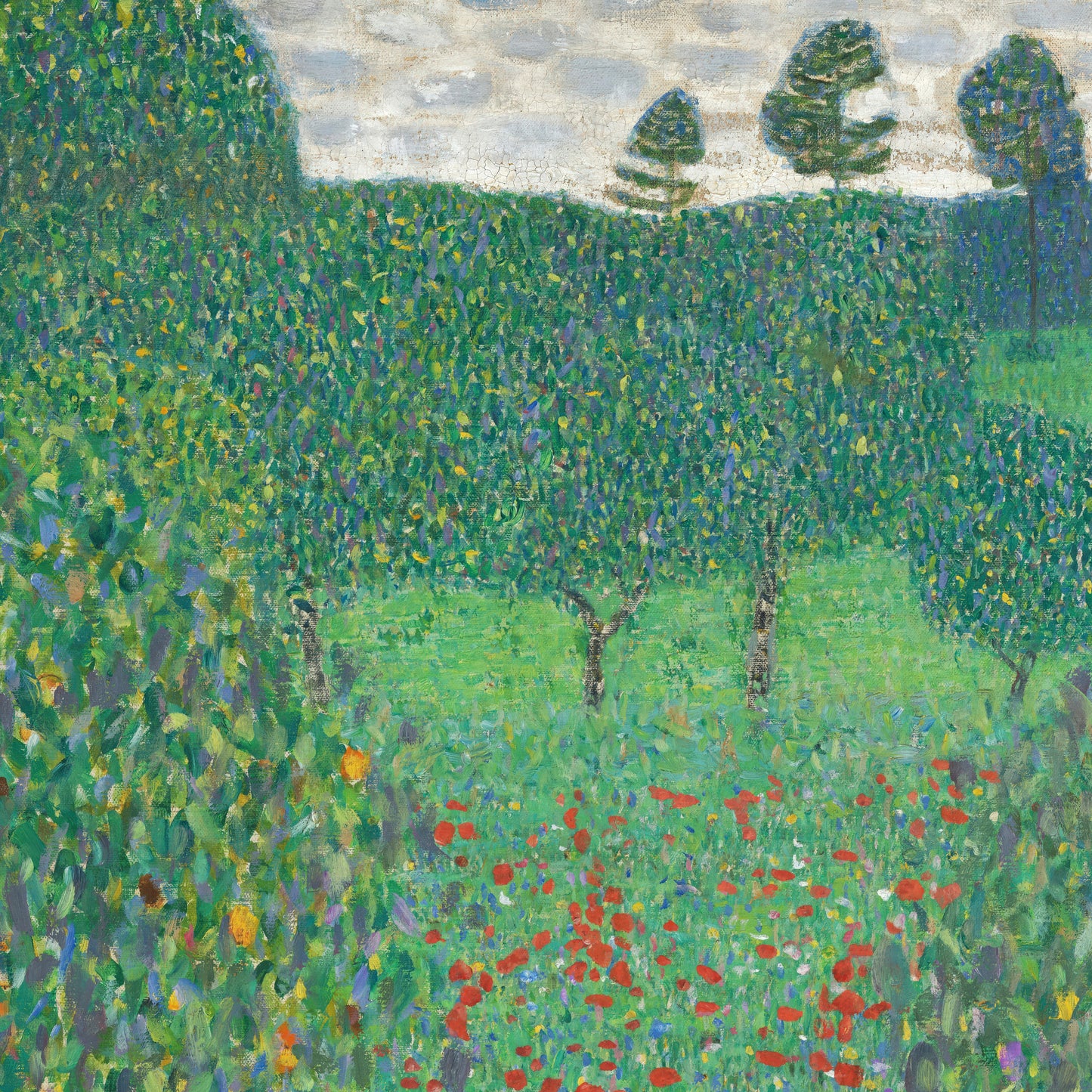 Flowering Poppies (1907) – Gustav Klimt