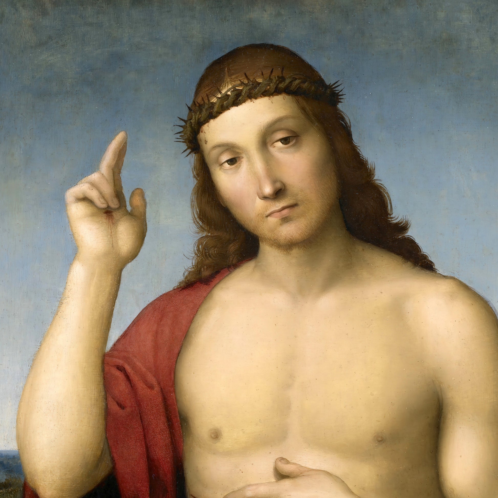 Christ Blessing  – Raphael Santi, Classic Art Reproduction