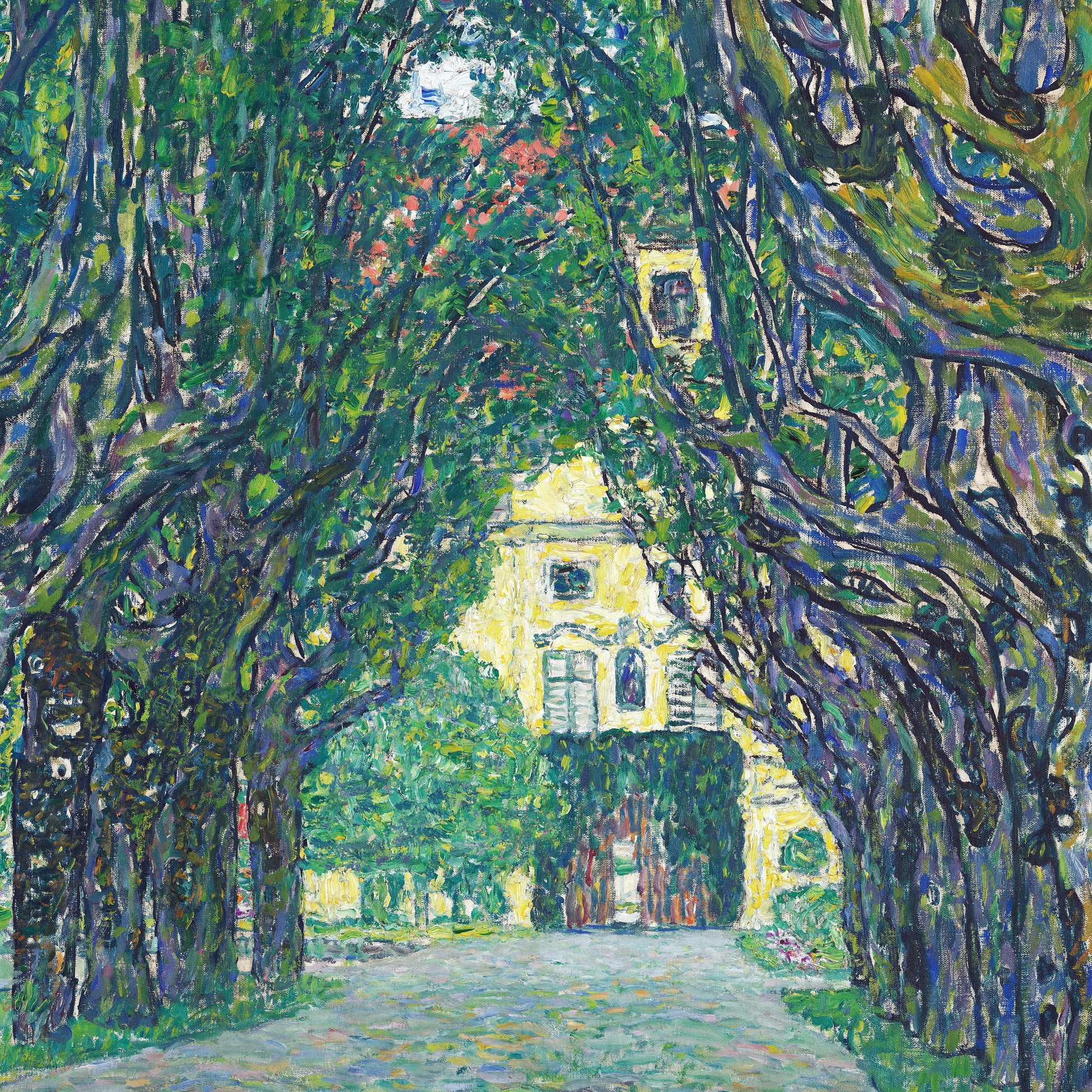 Avenue in the Park of Schloss Kammer (1912) – Gustav Klimt