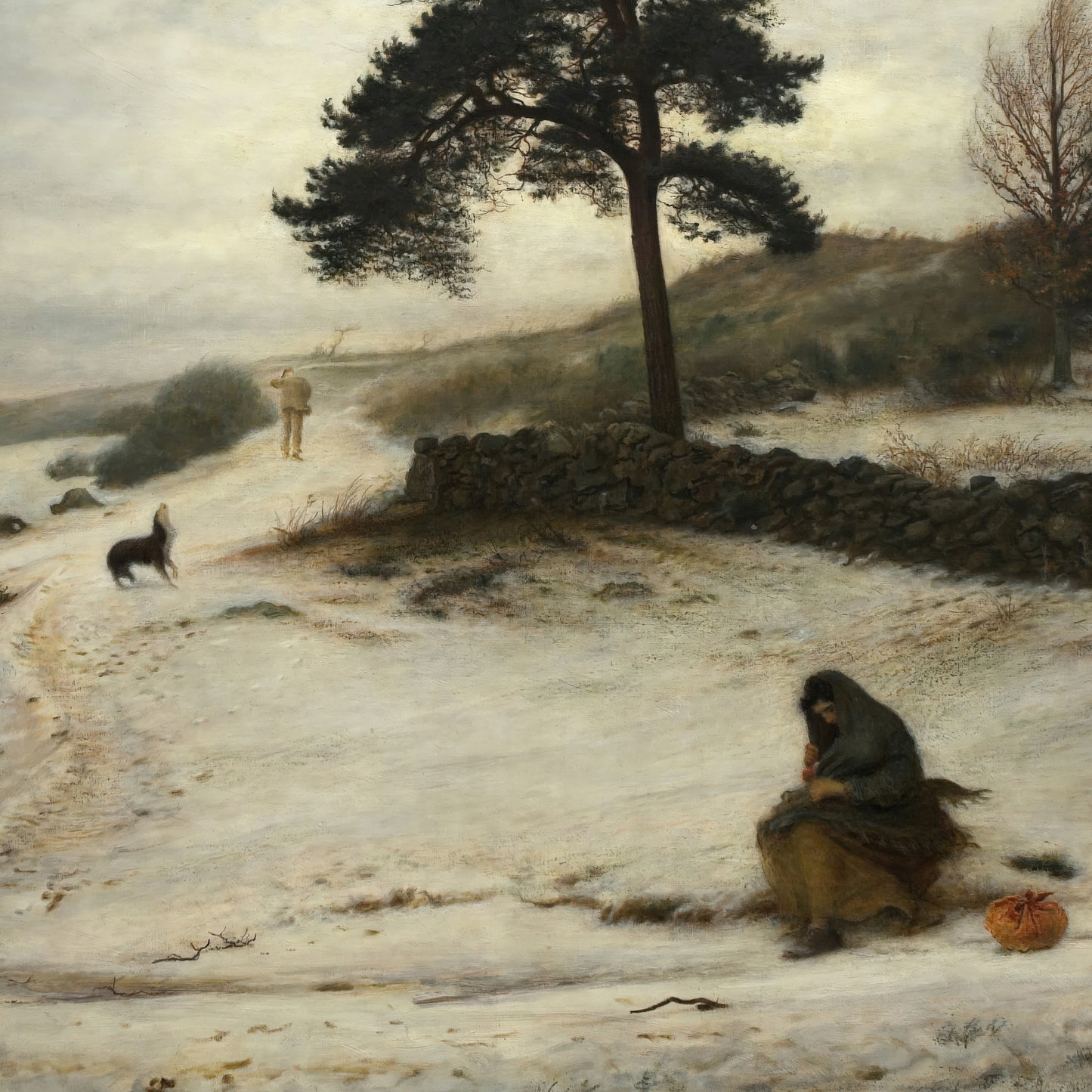 Blow Blow Thou Winter Wind (1892) – John Everett Millais
