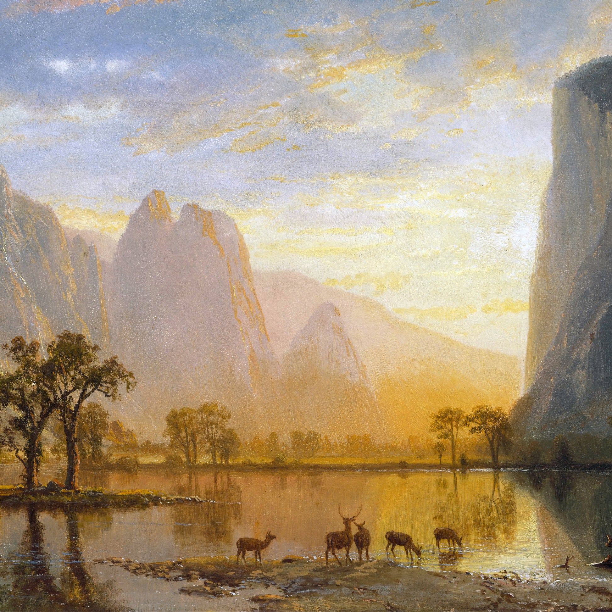 Valley of the Yosemite – Albert Bierstadt, Classic Art Reproduction