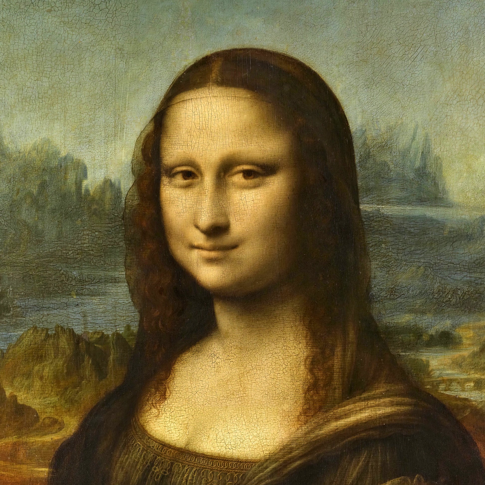 Mona Lisa (La Gioconda) – Leonardo da Vinci, Classic Art Reproduction