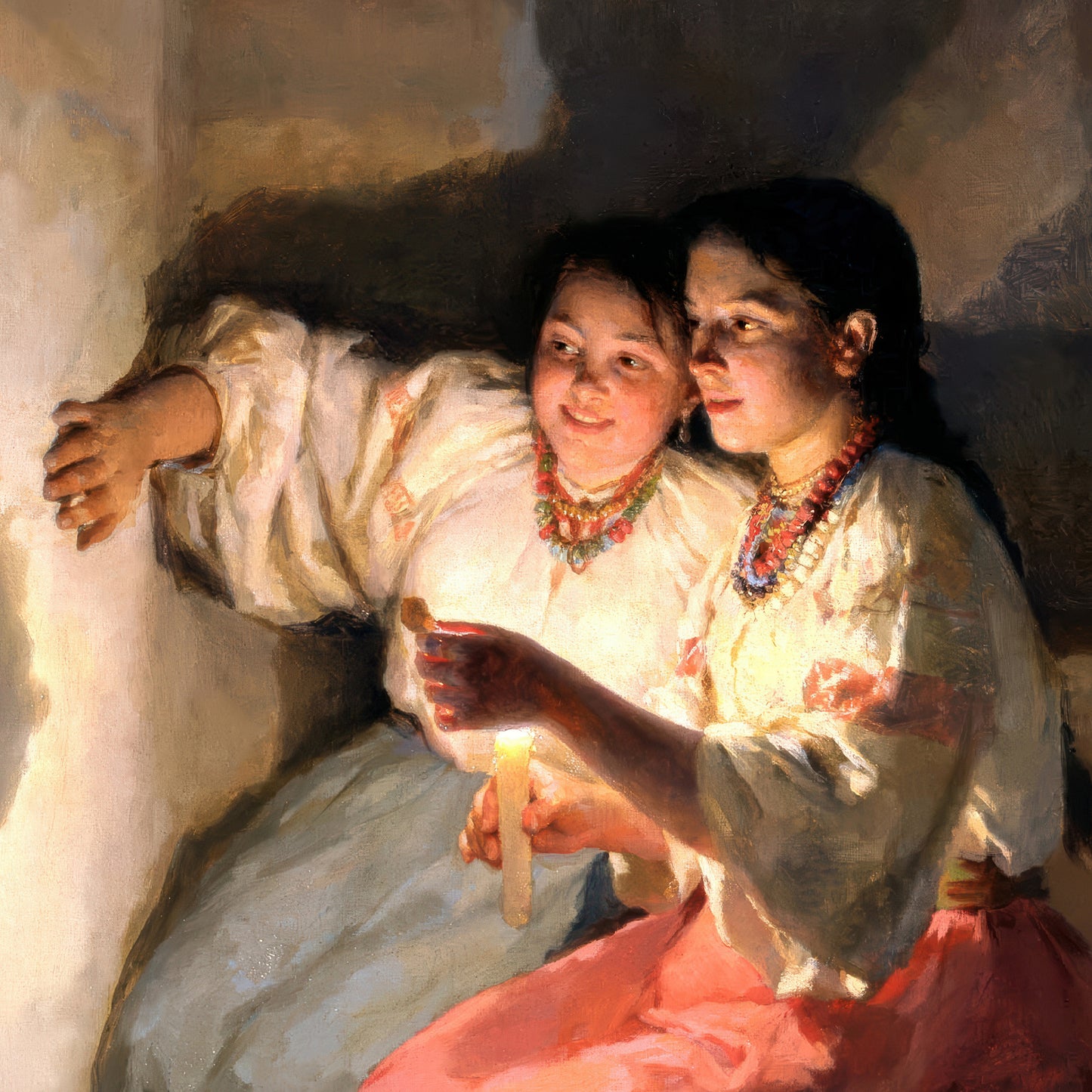 Ukrainian Christmas Fortune Telling (1893) – Mykola Pymonenko