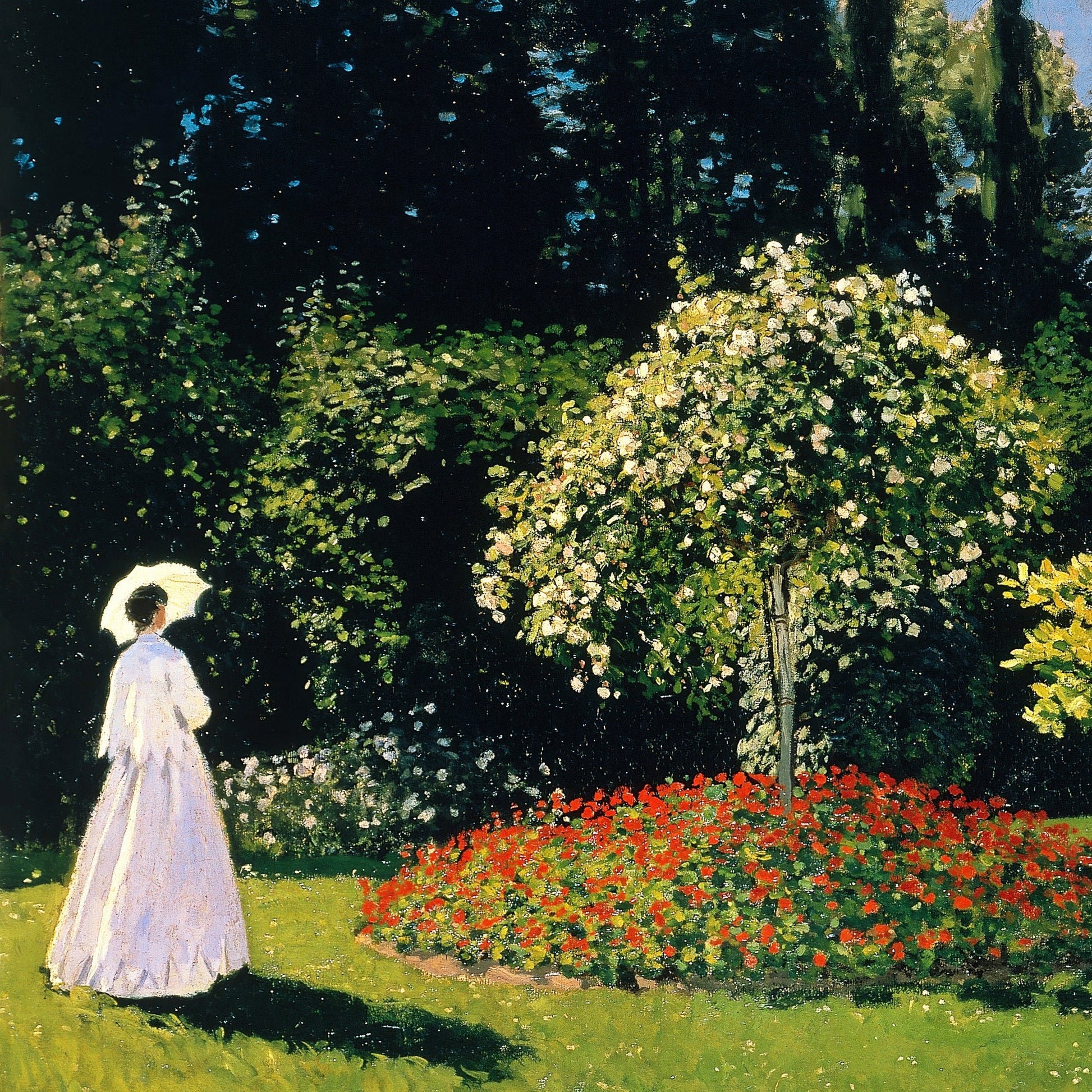Woman in the Garden (1866) – Claude Monet - Printed Masterpieces