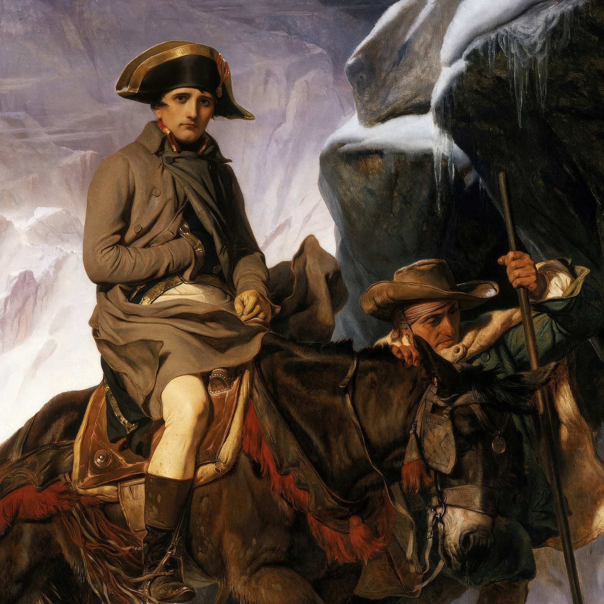 Napoleon Crossing the Alps (1850) – Paul Delaroche
