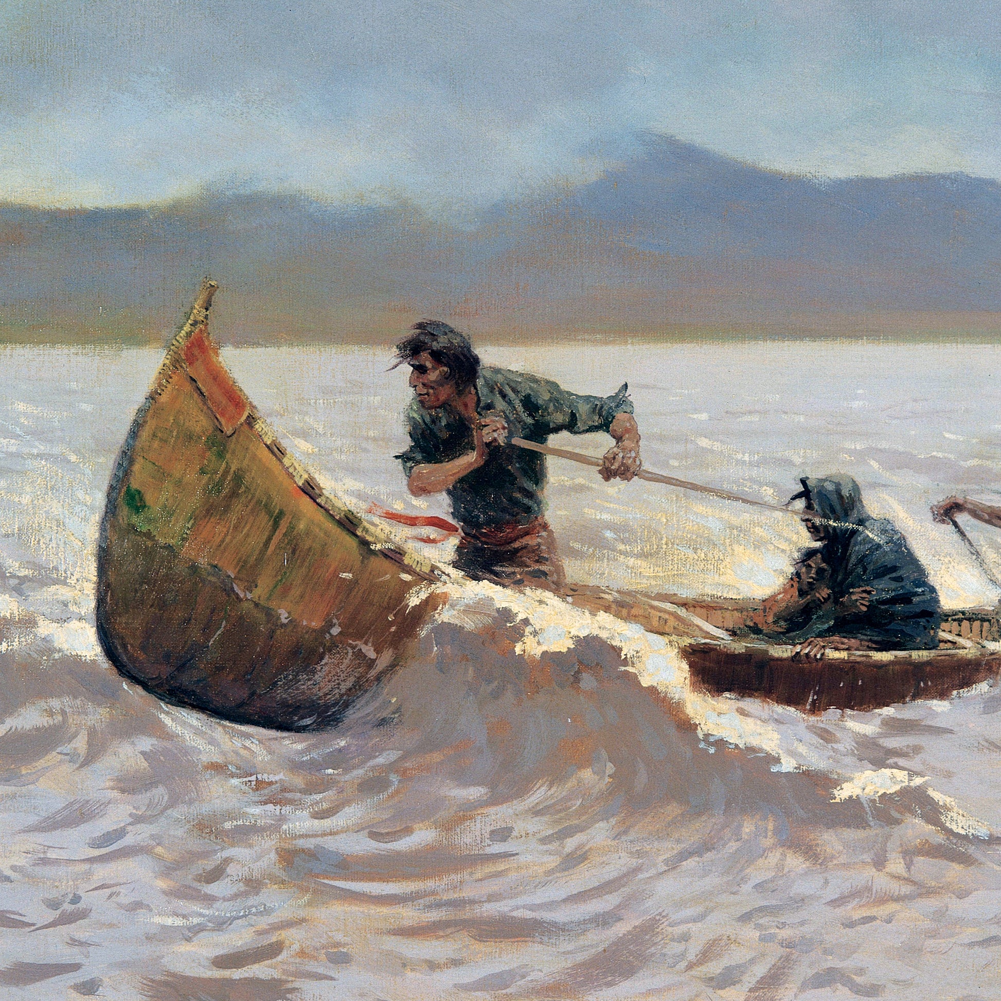 The Howl of the Weather (1905) – Frederic Remington - Printed Masterpieces