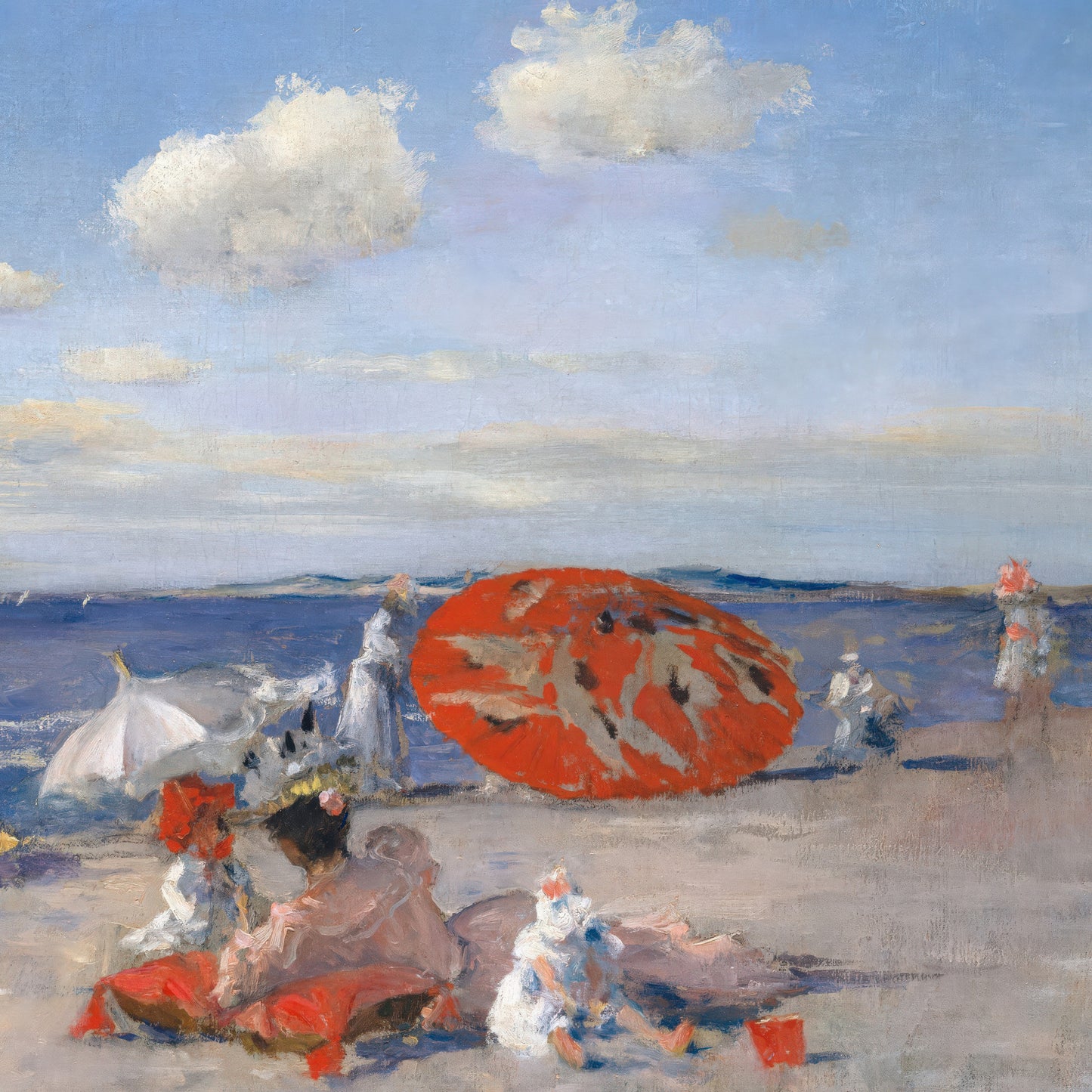 At the Seaside (1892) – William Merritt Chase