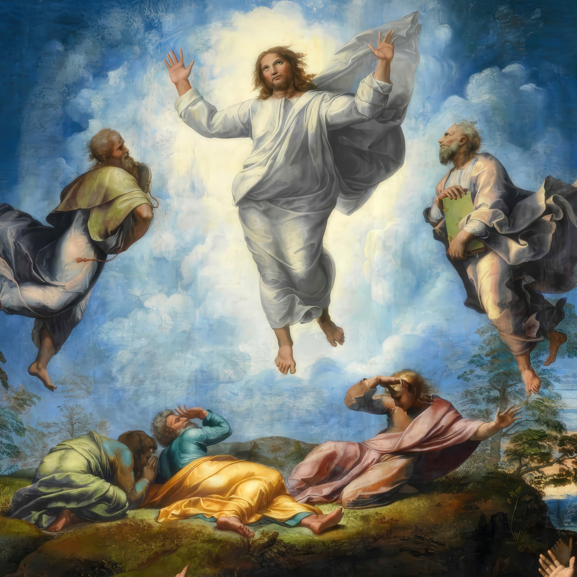Transfiguration of Jesus – Raphael Santi, Classic Art Reproduction