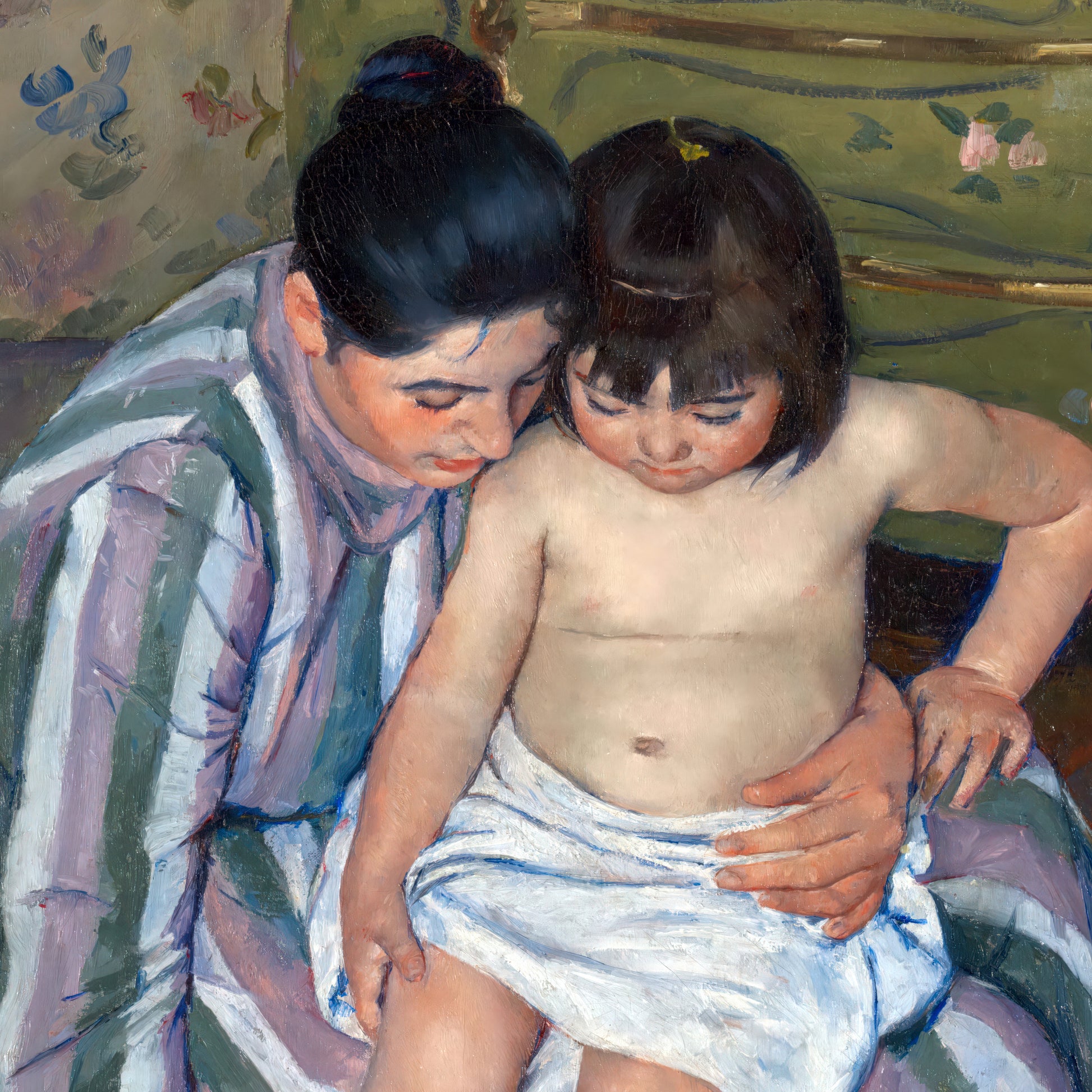 The Child's Bath – Mary Cassatt, Classic Art Reproduction