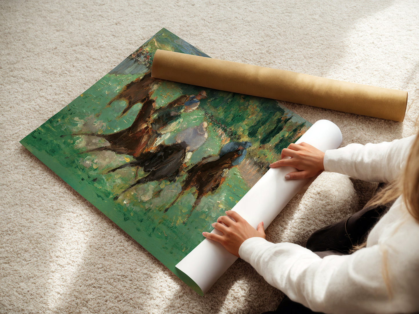 At the Races (1875) – Edouard Manet