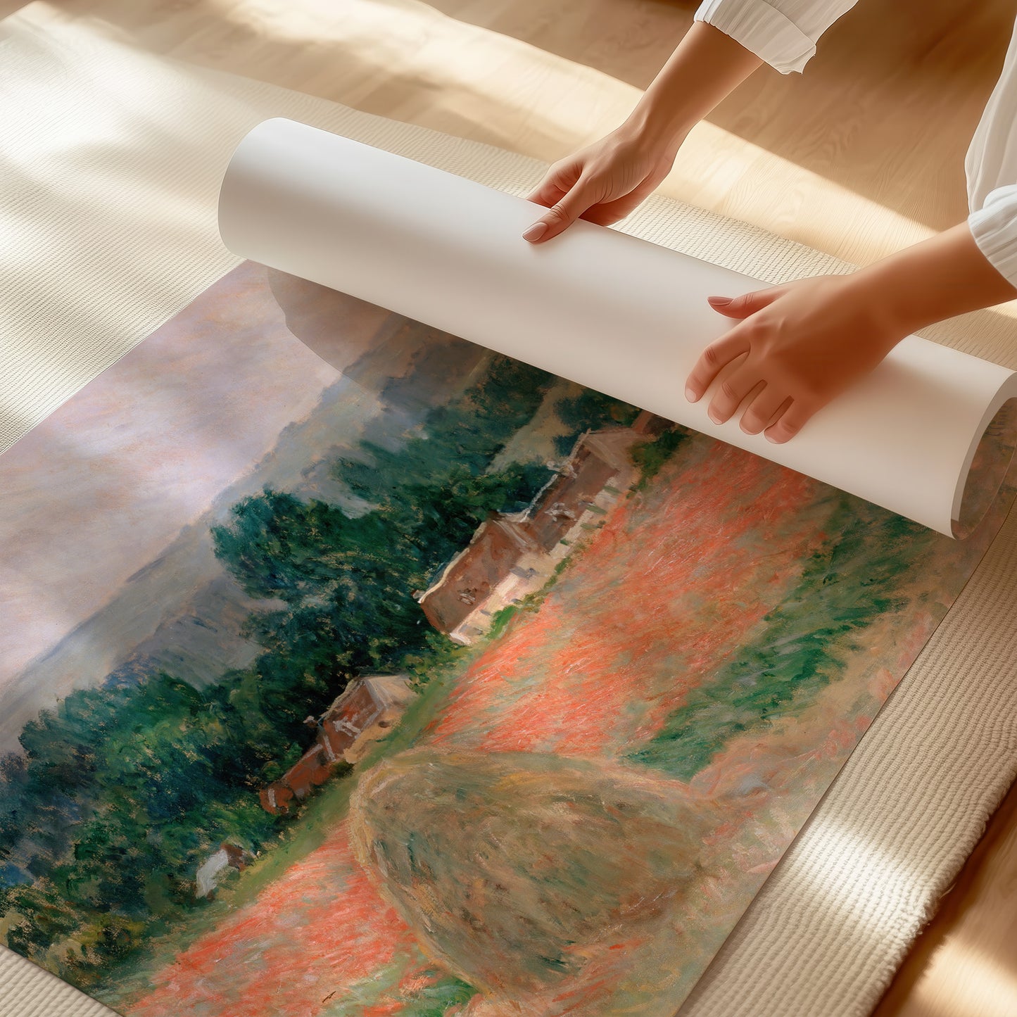 Haystack at Giverny (1886) – Claude Monet