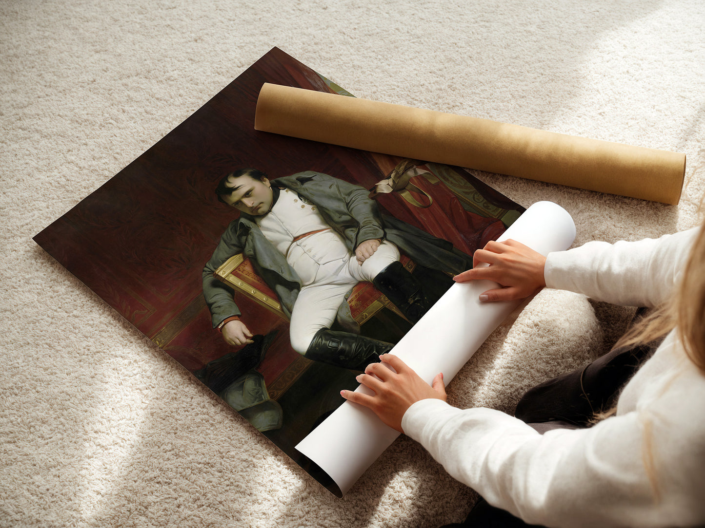 Napoléon at Fontainebleau (1840) – Paul Delaroche