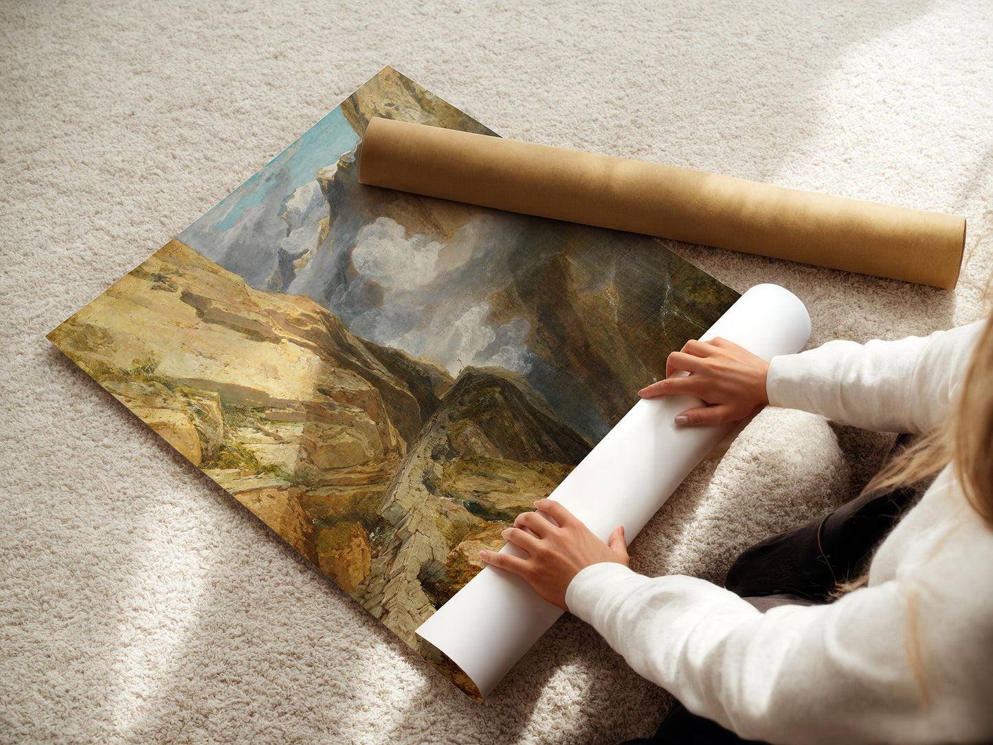 The Pass of St Gotthard, Switzerland (1803) – Joseph Mallord William Turner