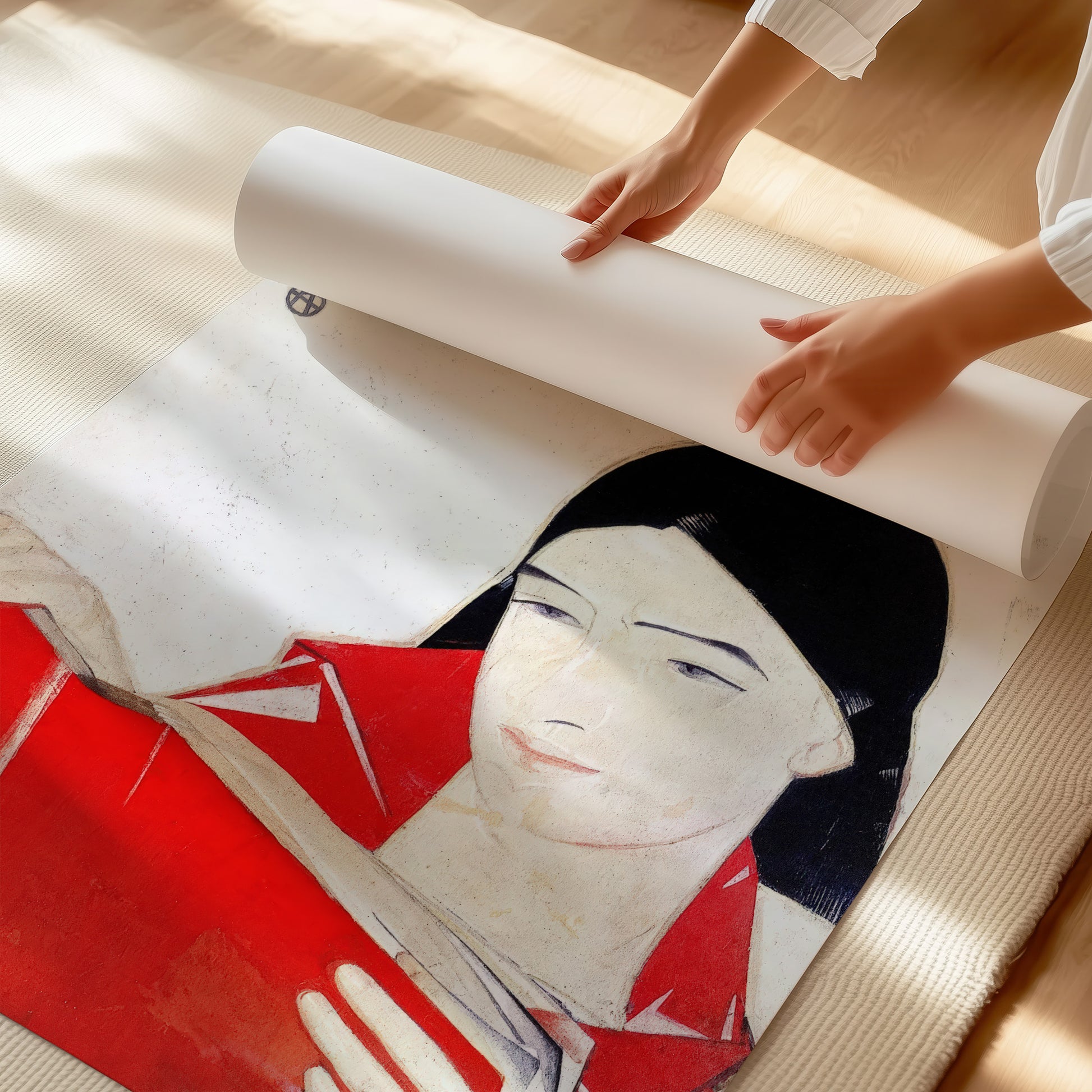 Girl with a book (1923) – Fedir Krychevsky - Printed Masterpieces