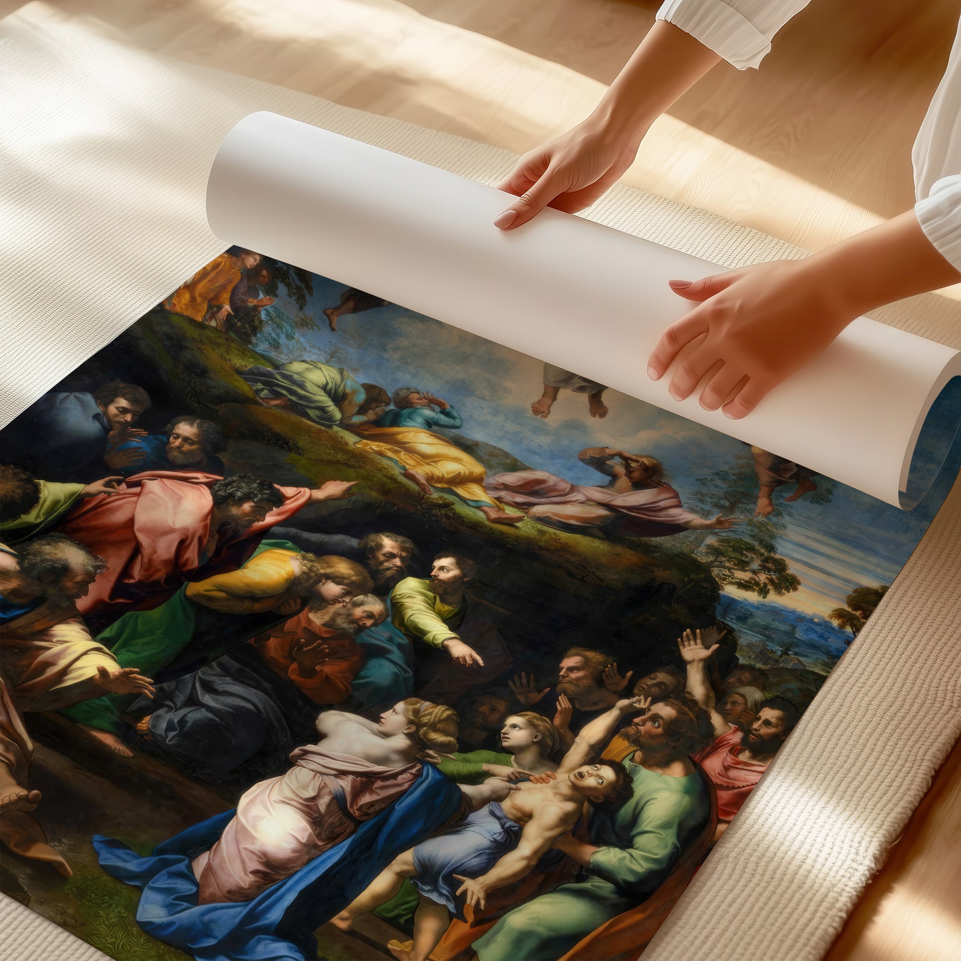 Transfiguration of Jesus – Raphael Santi, Classic Art Reproduction