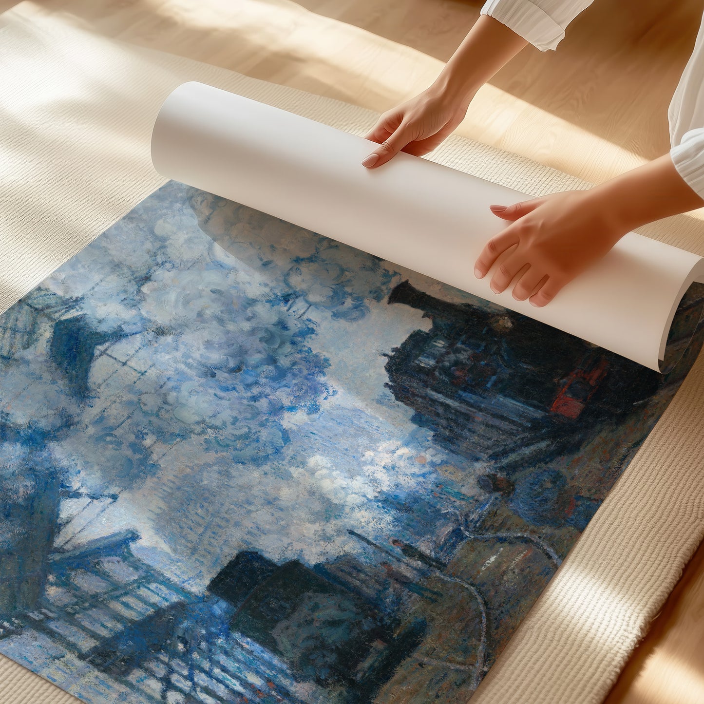 Arrival of a Train (1877) – Claude Monet