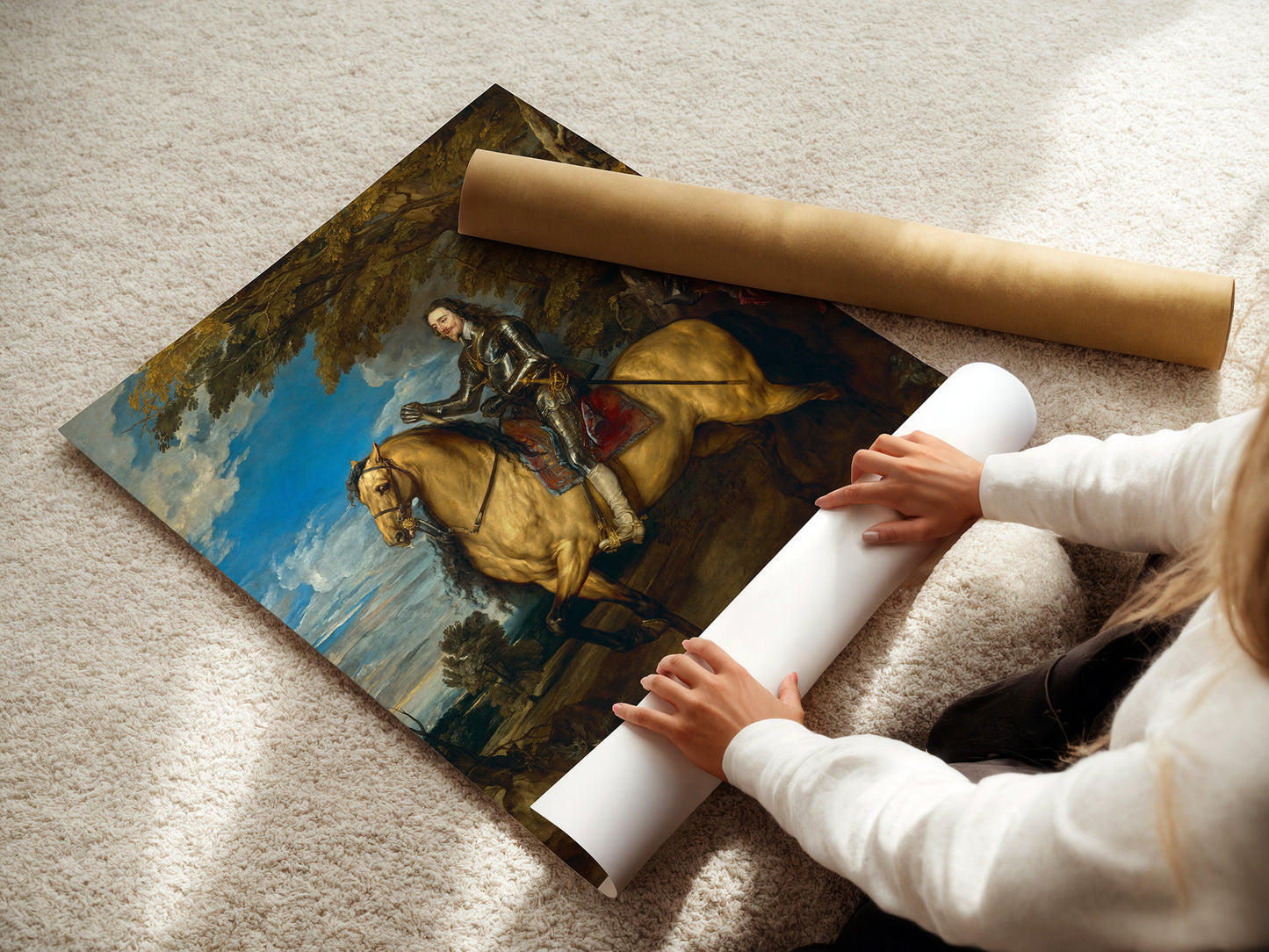 Equestrian Portrait of Charles I (1638) – Anthony van Dyck