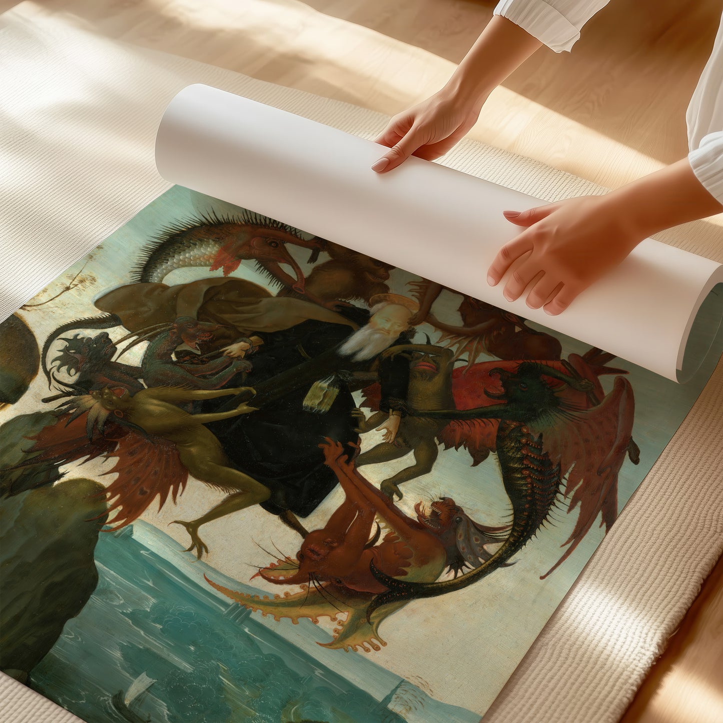 Torment of Saint Anthony (1487–1488) – Michelangelo Buonarroti