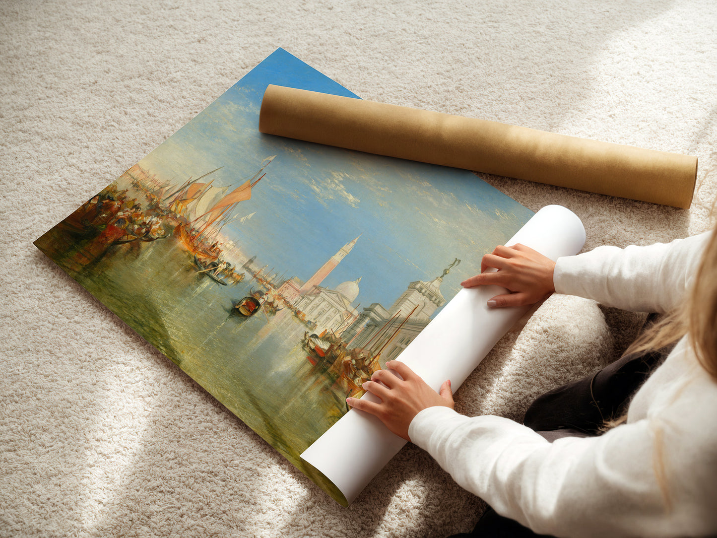 Venice: The Dogana and San Giorgio Maggiore (1834) – Joseph Mallord William Turner