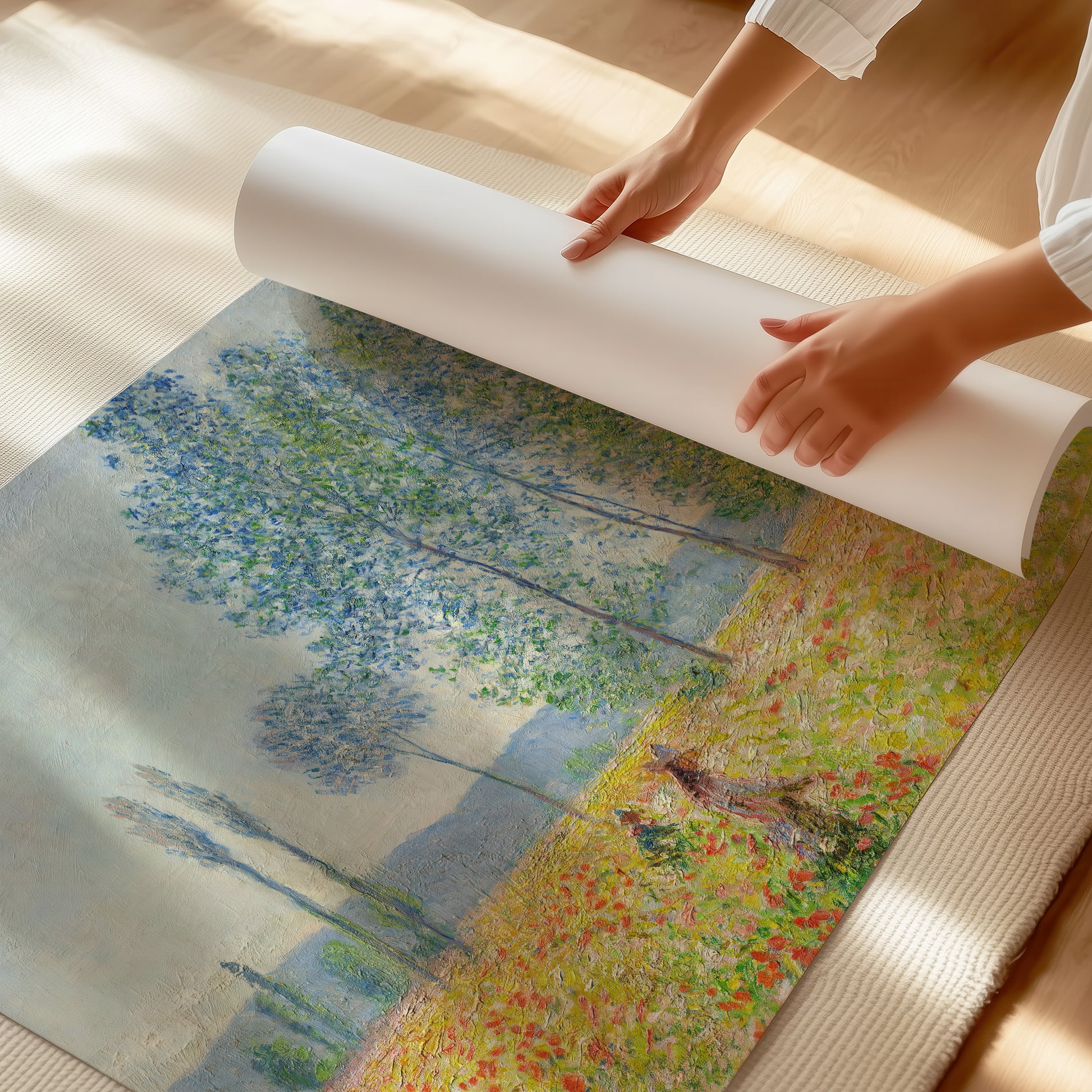 Under the Poplars (1887) – Claude Monet - Printed Masterpieces