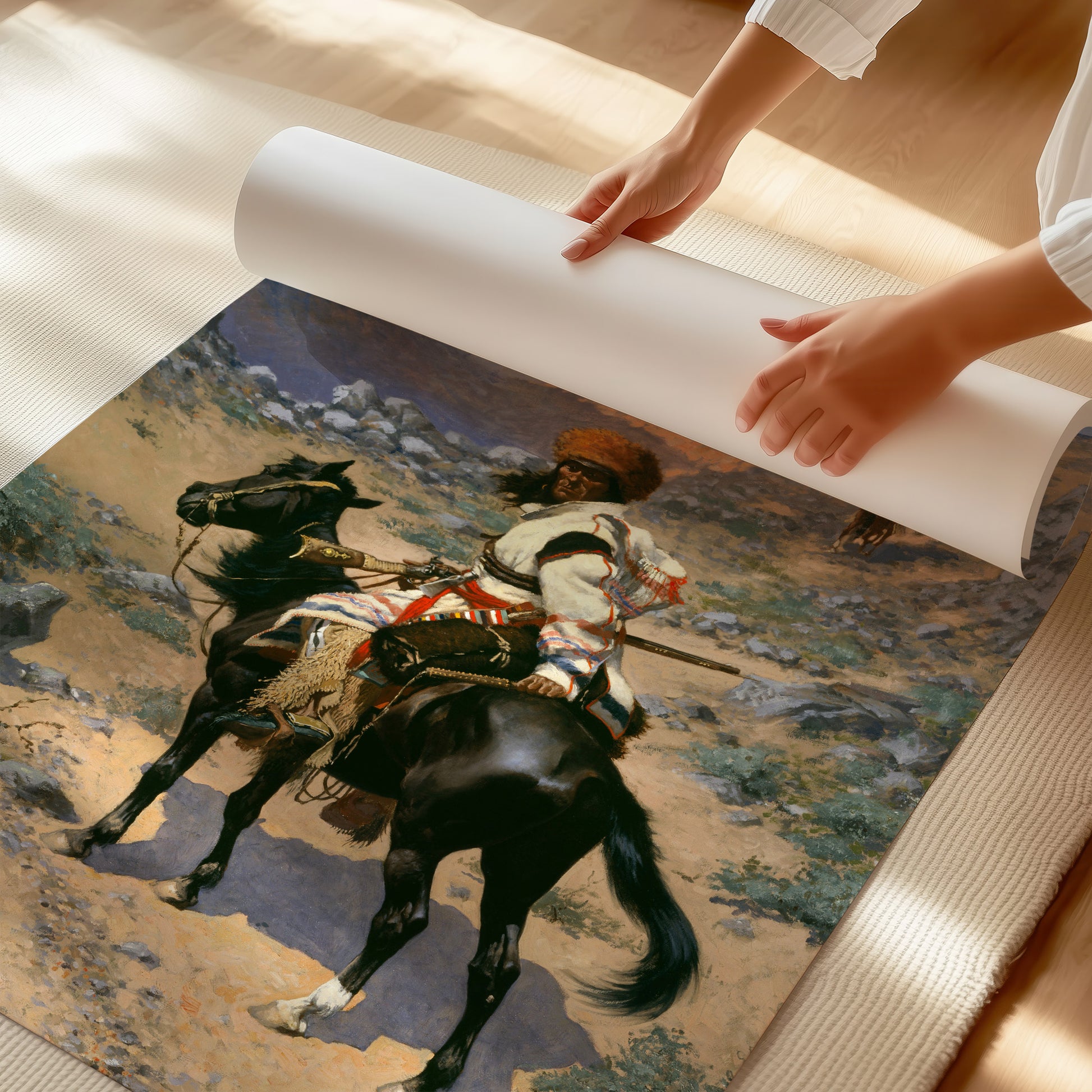An Indian Trapper – Frederic Remington, Classic Art Reproduction
