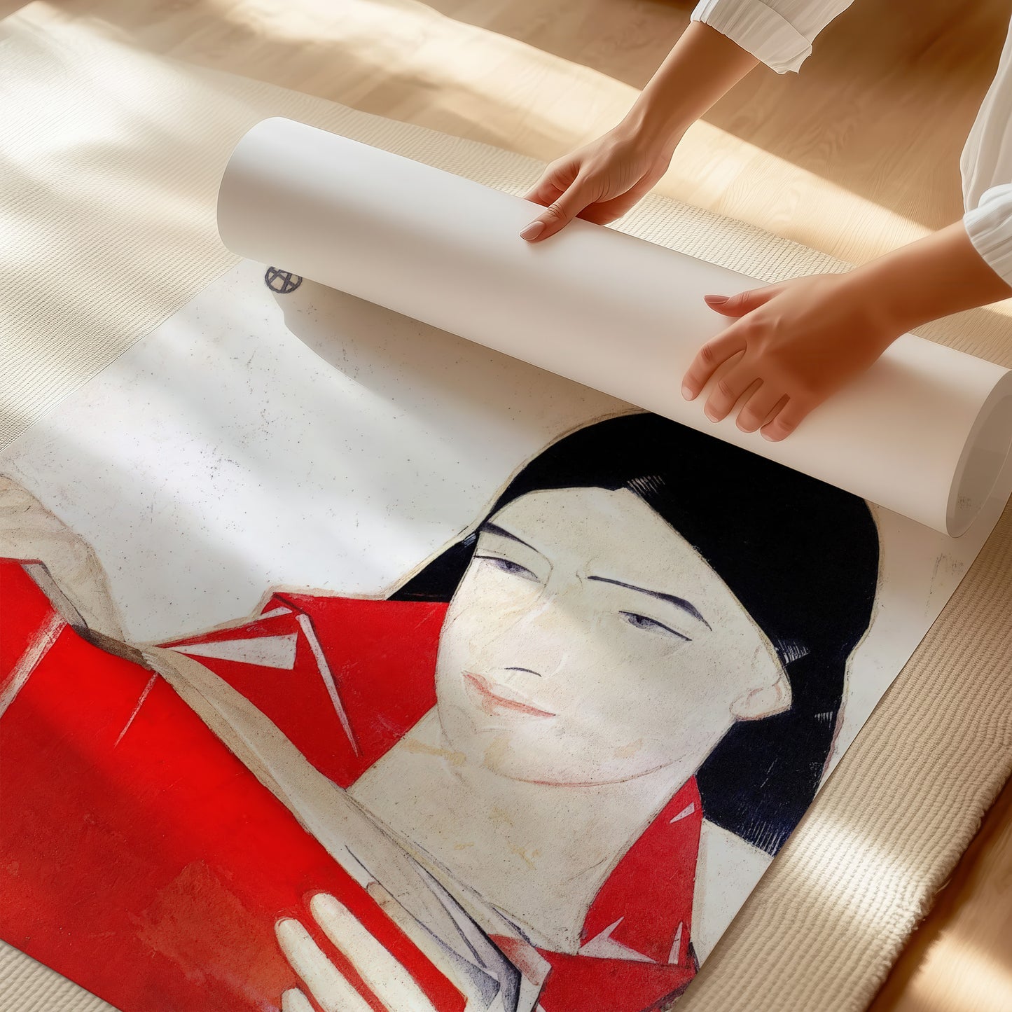 Girl with a book (1923) – Fedir Krychevsky