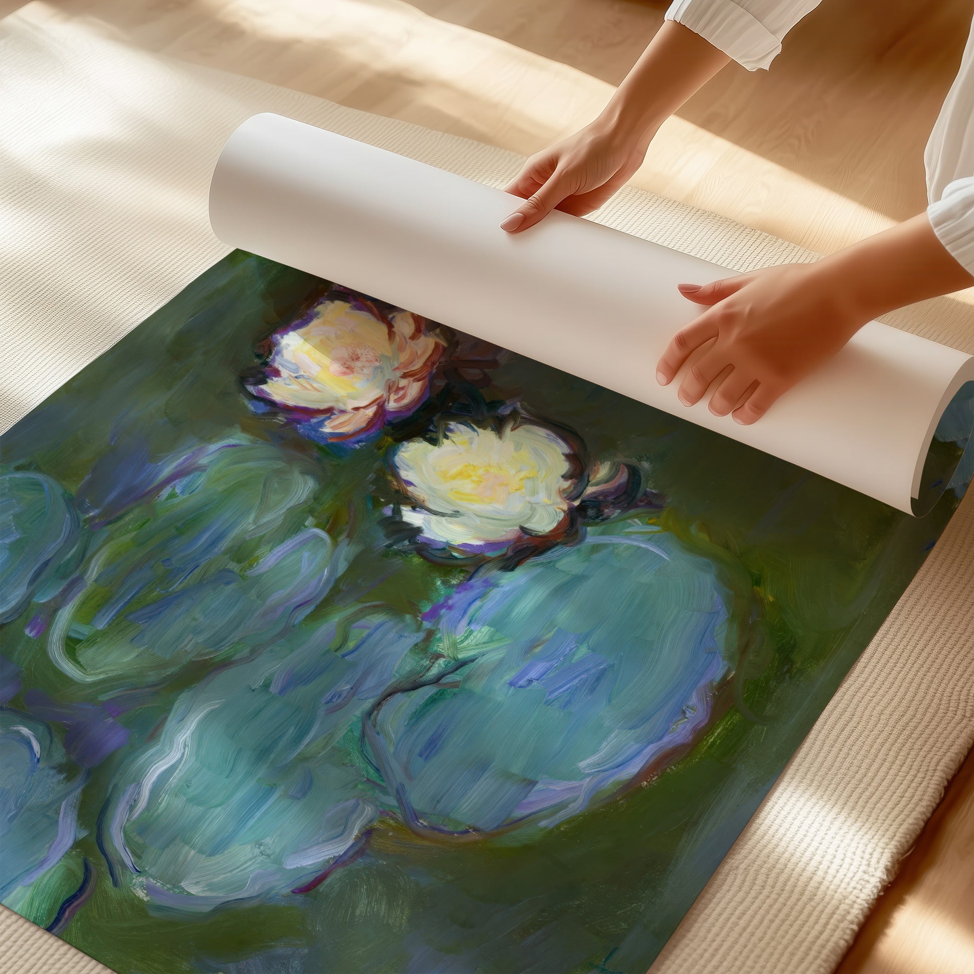 Nymphéas (Waterlilies) – Claude Monet, Classic Art Reproduction