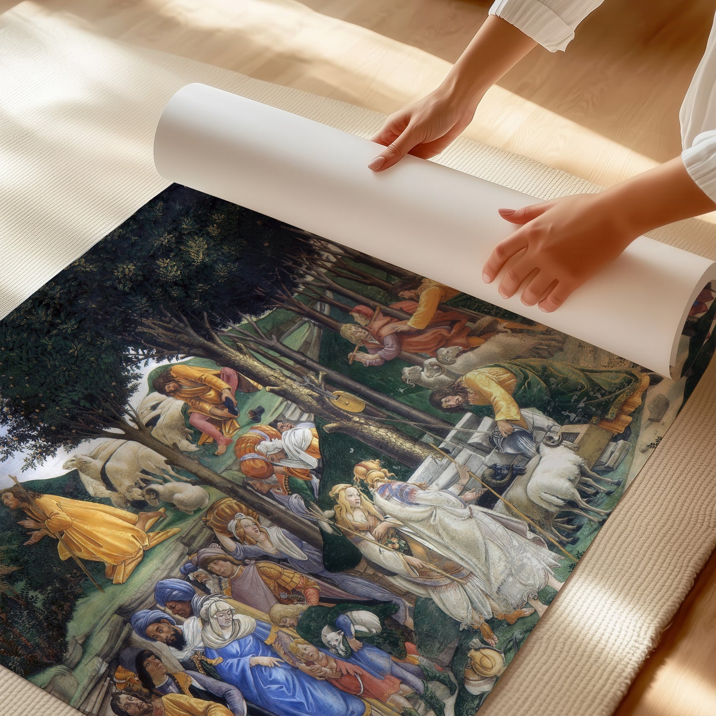 Youth of Moses (1481–1482) – Sandro Botticelli