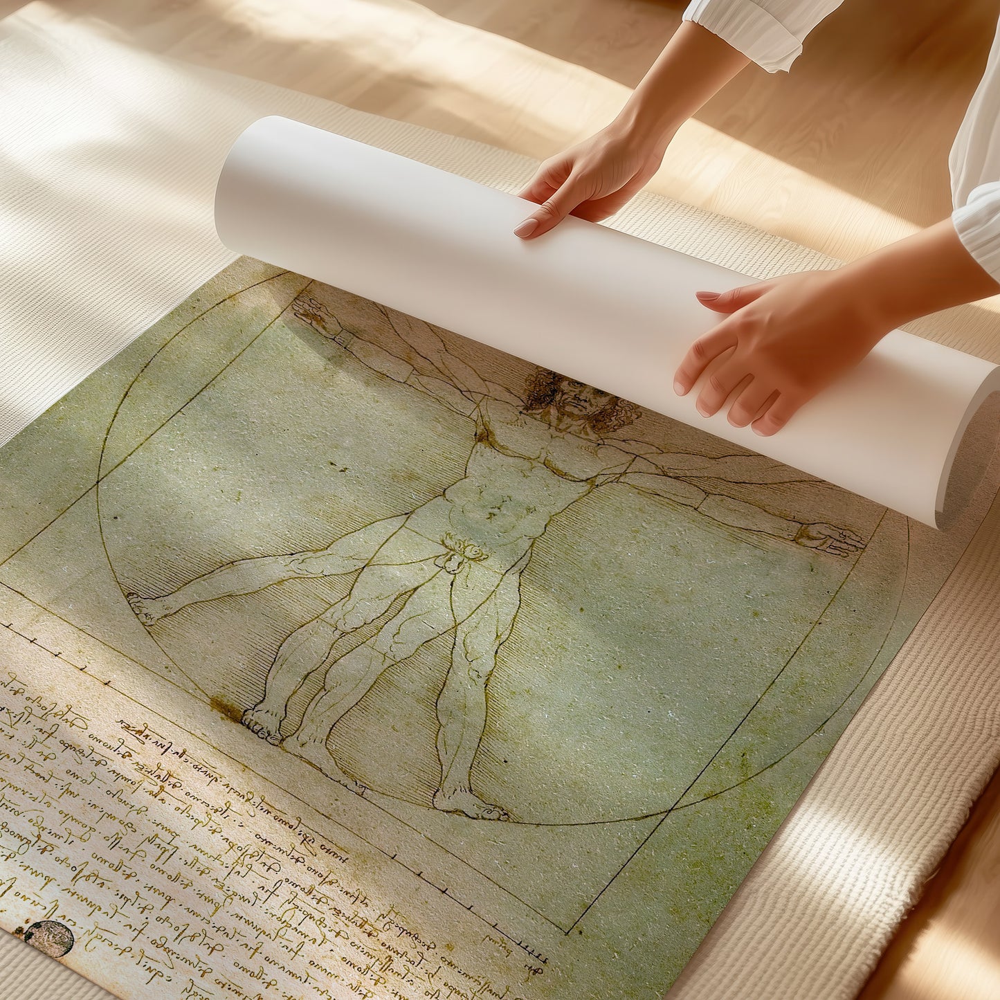 Vitruvian Man (1490) – Leonardo da Vinci