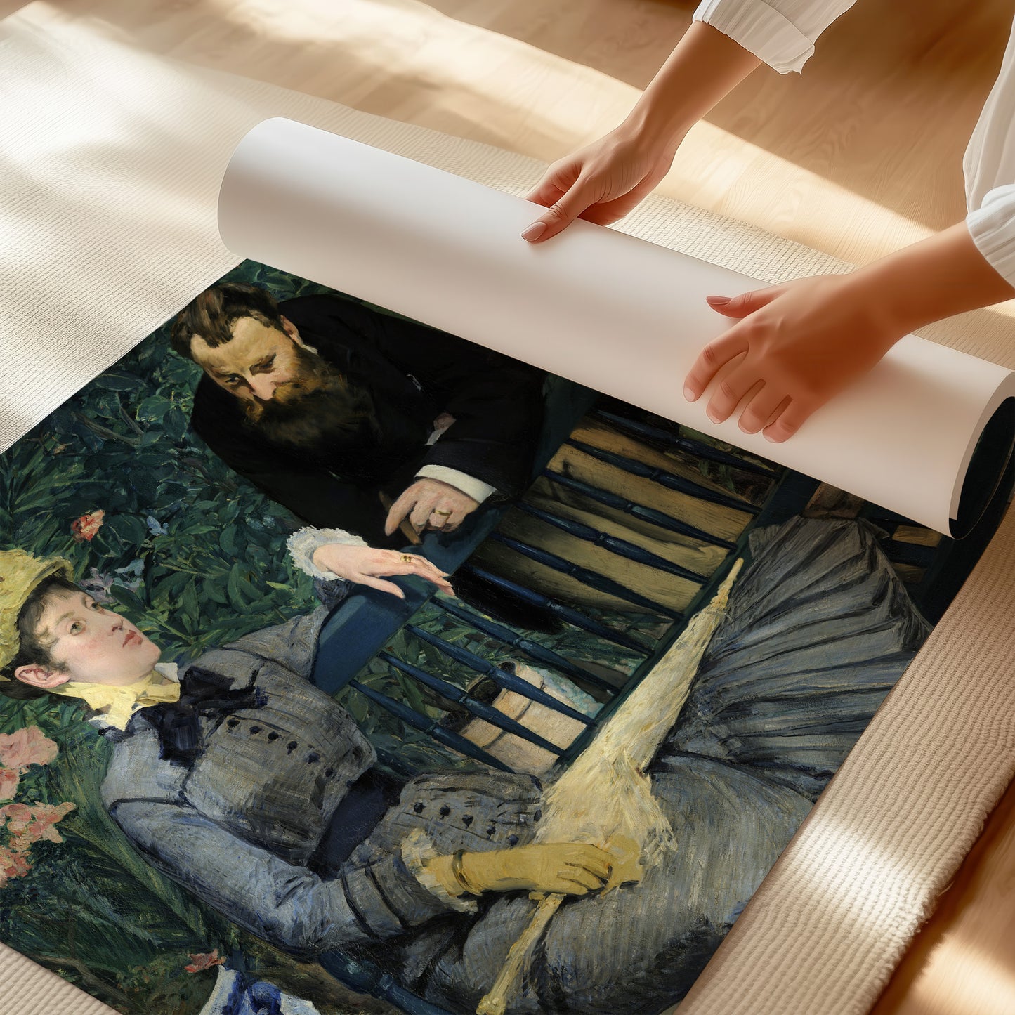 In the Conservatory (1878-1879) – Edouard Manet