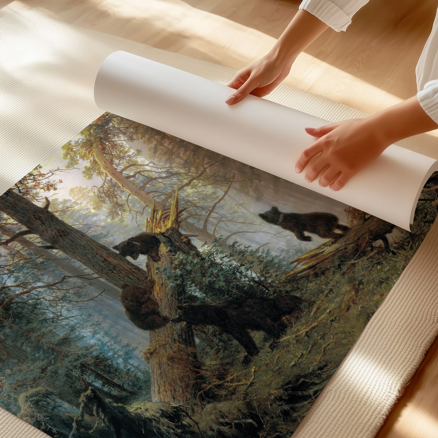 Morning in a Pine Forest (1889) – Ivan Shishkin