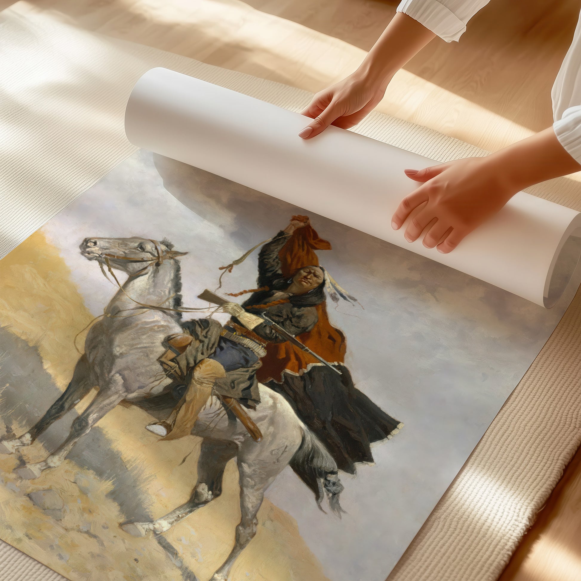 The Blanket Signal (1896) – Frederic Remington - Printed Masterpieces