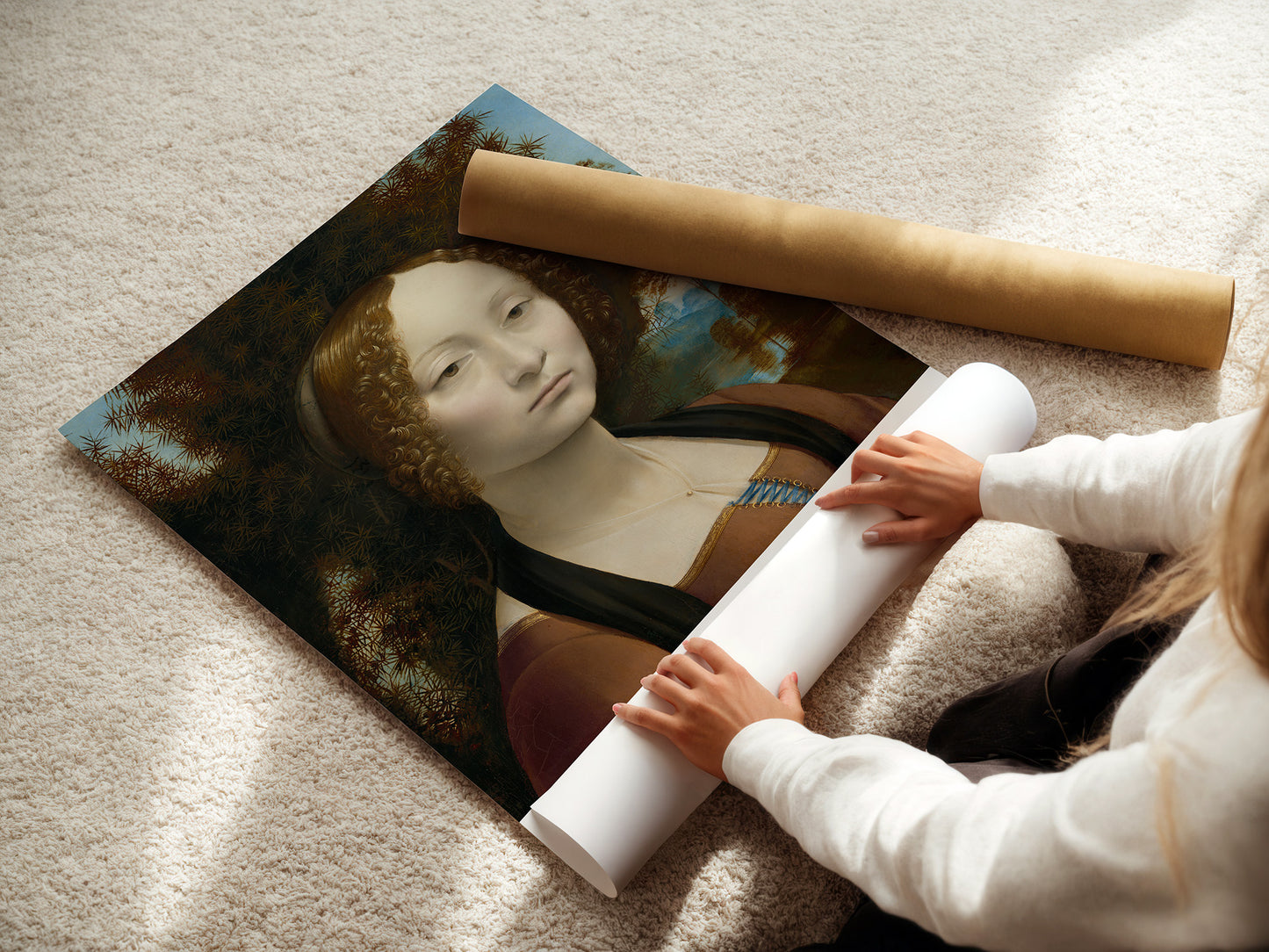 Ginevra de' Benci (1474) – Leonardo da Vinci